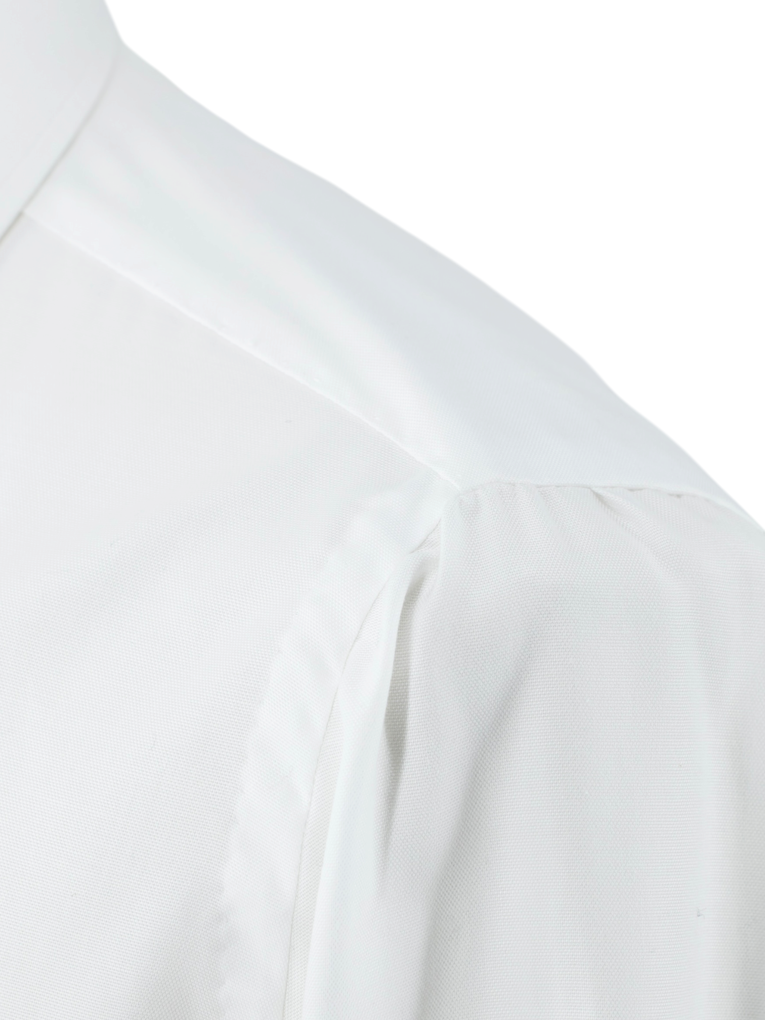 Finamore White Cotton Twill Neapolitan Shirt