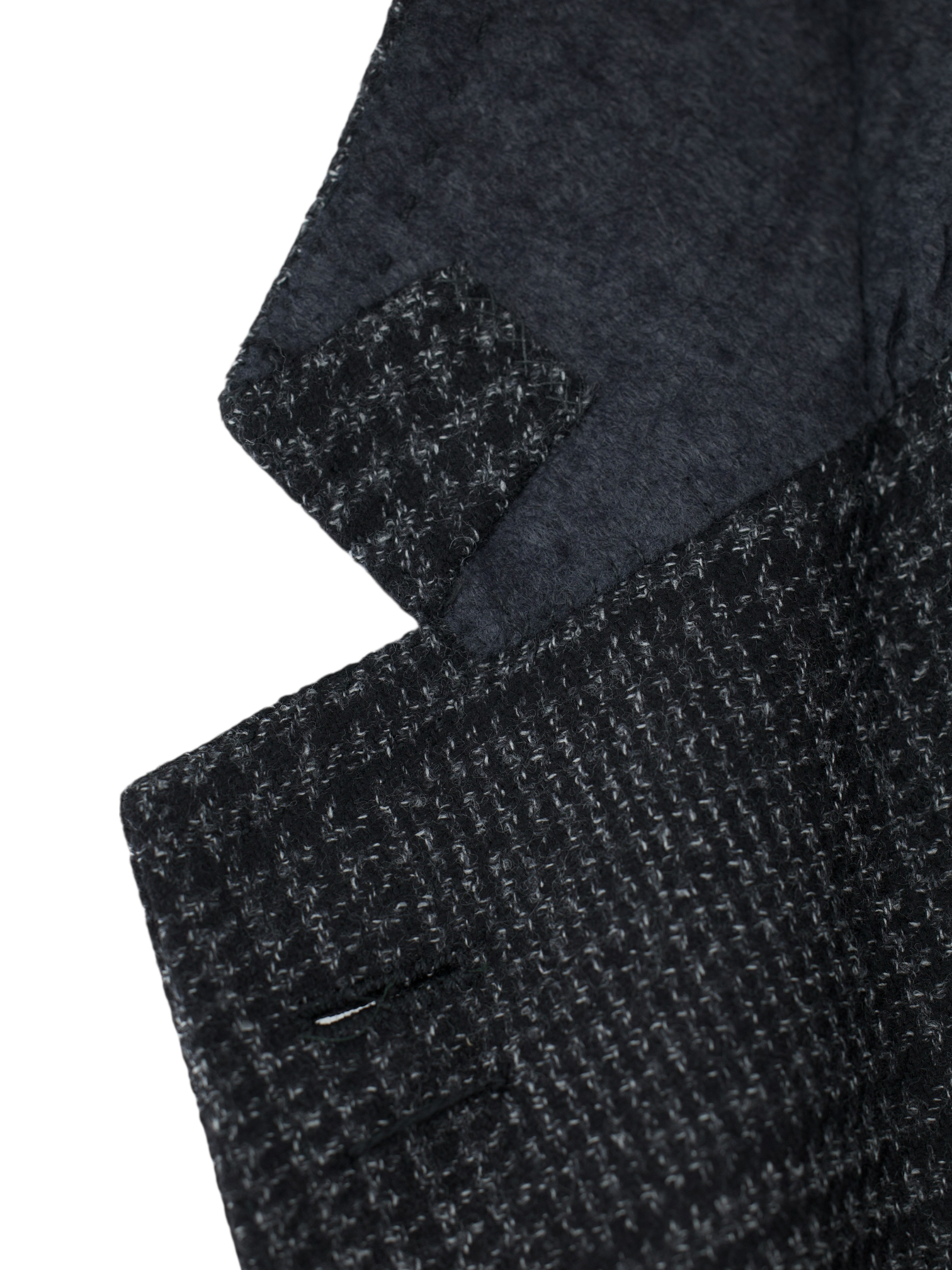 Cesare Attolini Dark Grey Super 120's Prince of Wales Jacket