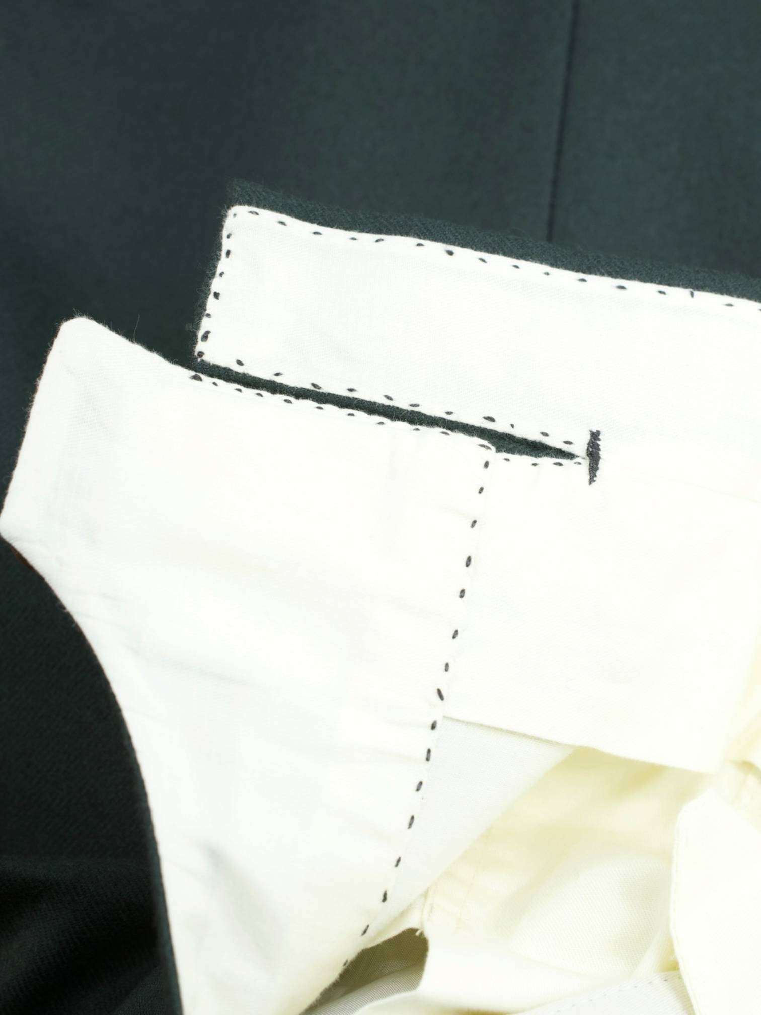 Sartoria Voglio Forest Green Wool-Flannel "Caccioppoli" Sartorial Trousers