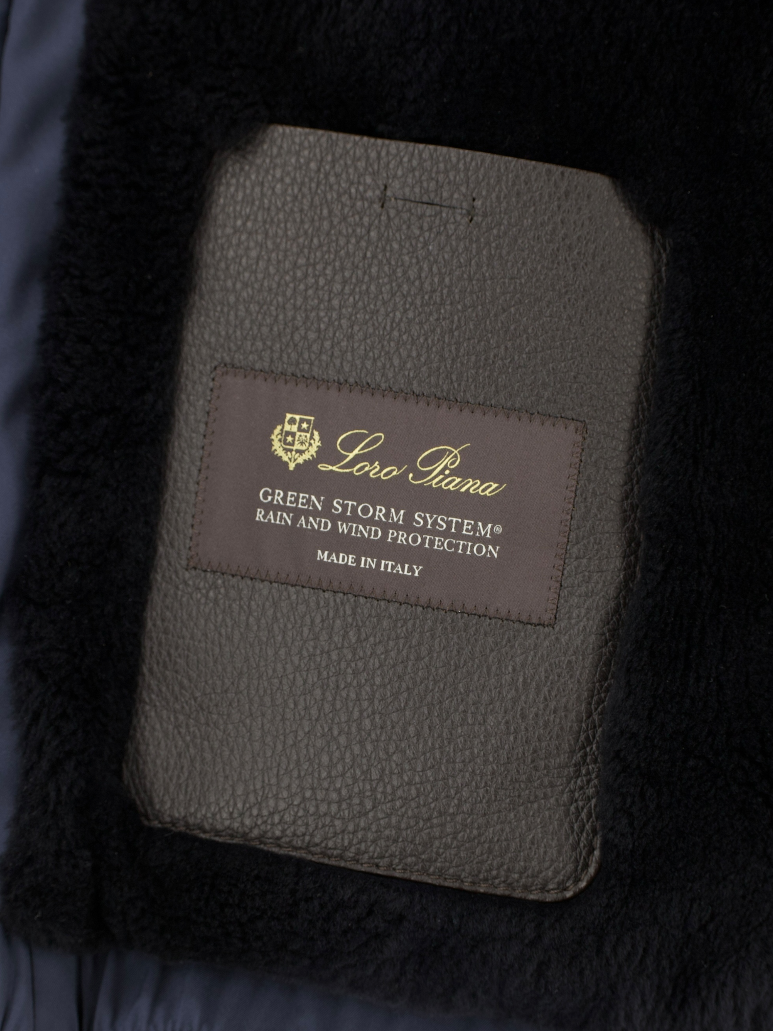 Loro Piana Navy Castorino-Lined Windmate Hooded Bomber Jacket