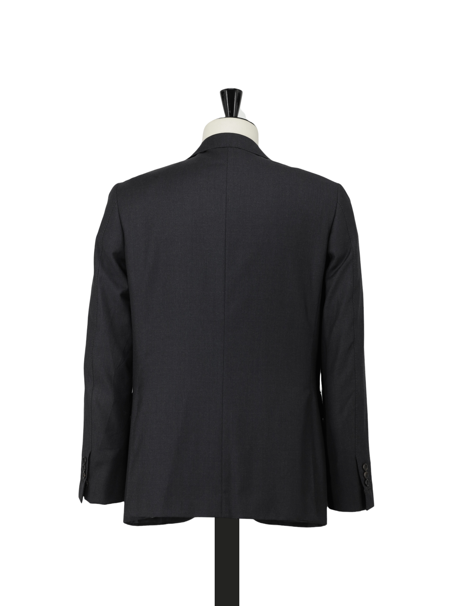 Canali Anthracite Fine-Wool Twill Milanese Suit