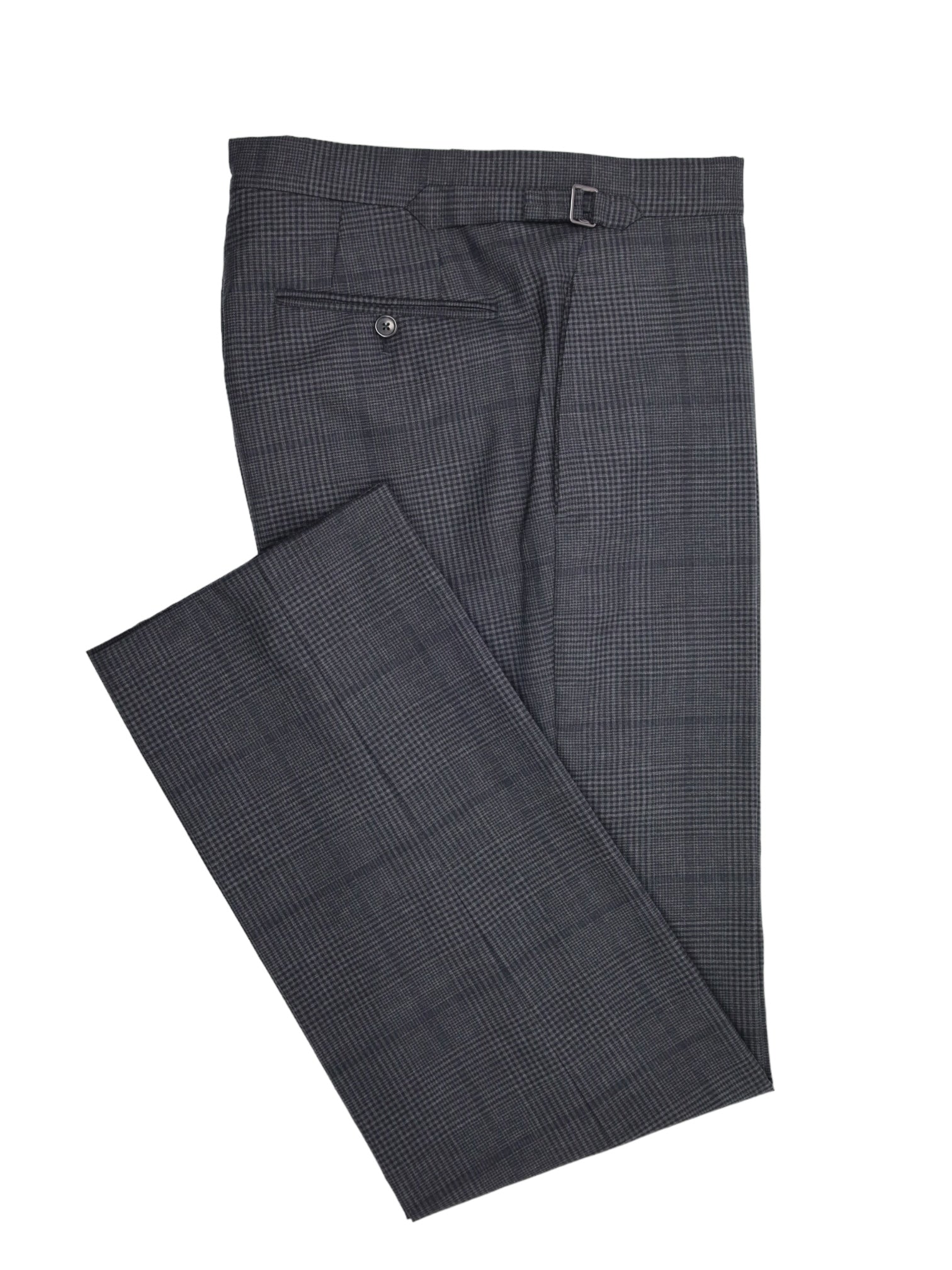 Tom Ford Grey Double Breasted Glenplaid Suit