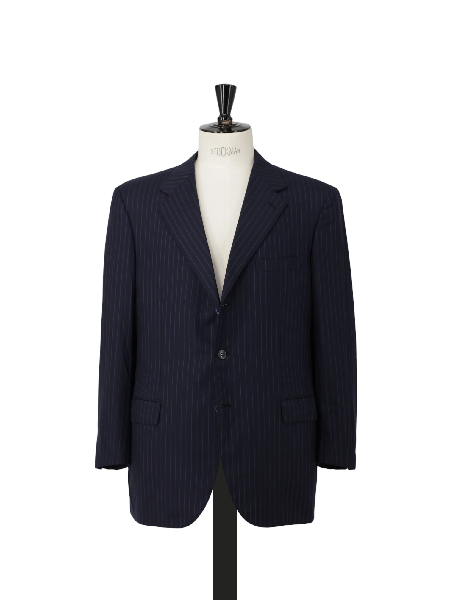 Brioni Dark Blue Super 150's Pinstripe Senato Suit