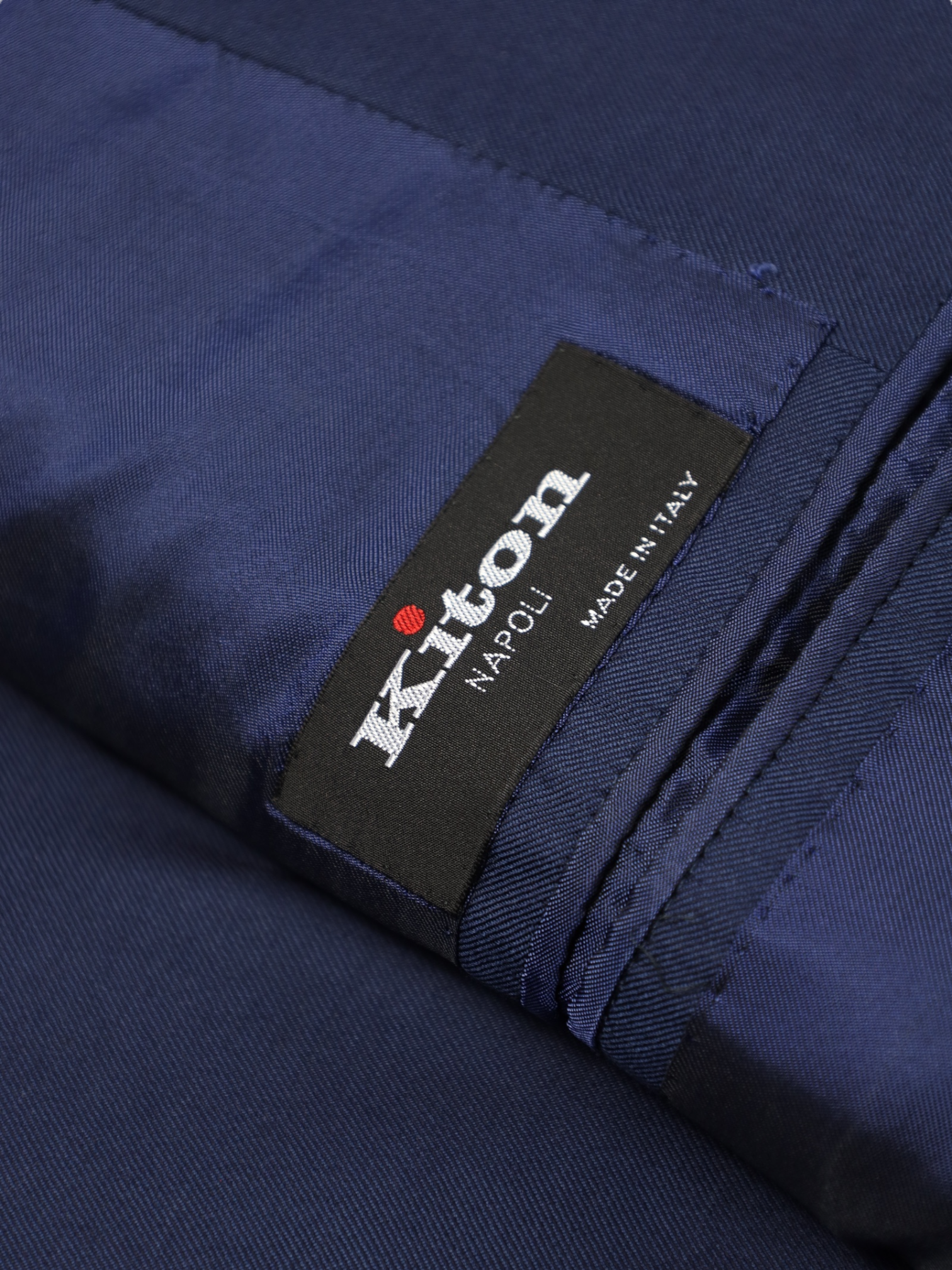 Kiton Blue Double Breasted Neapolitan Suit