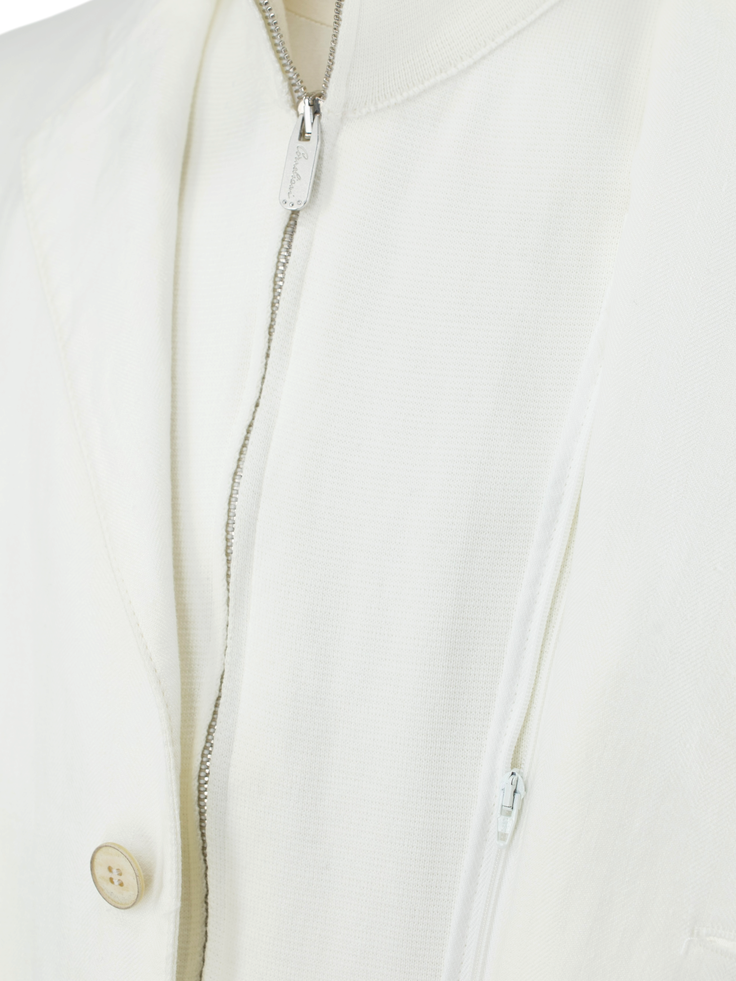 Corneliani ID White Pure-Linen Vespa Jacket