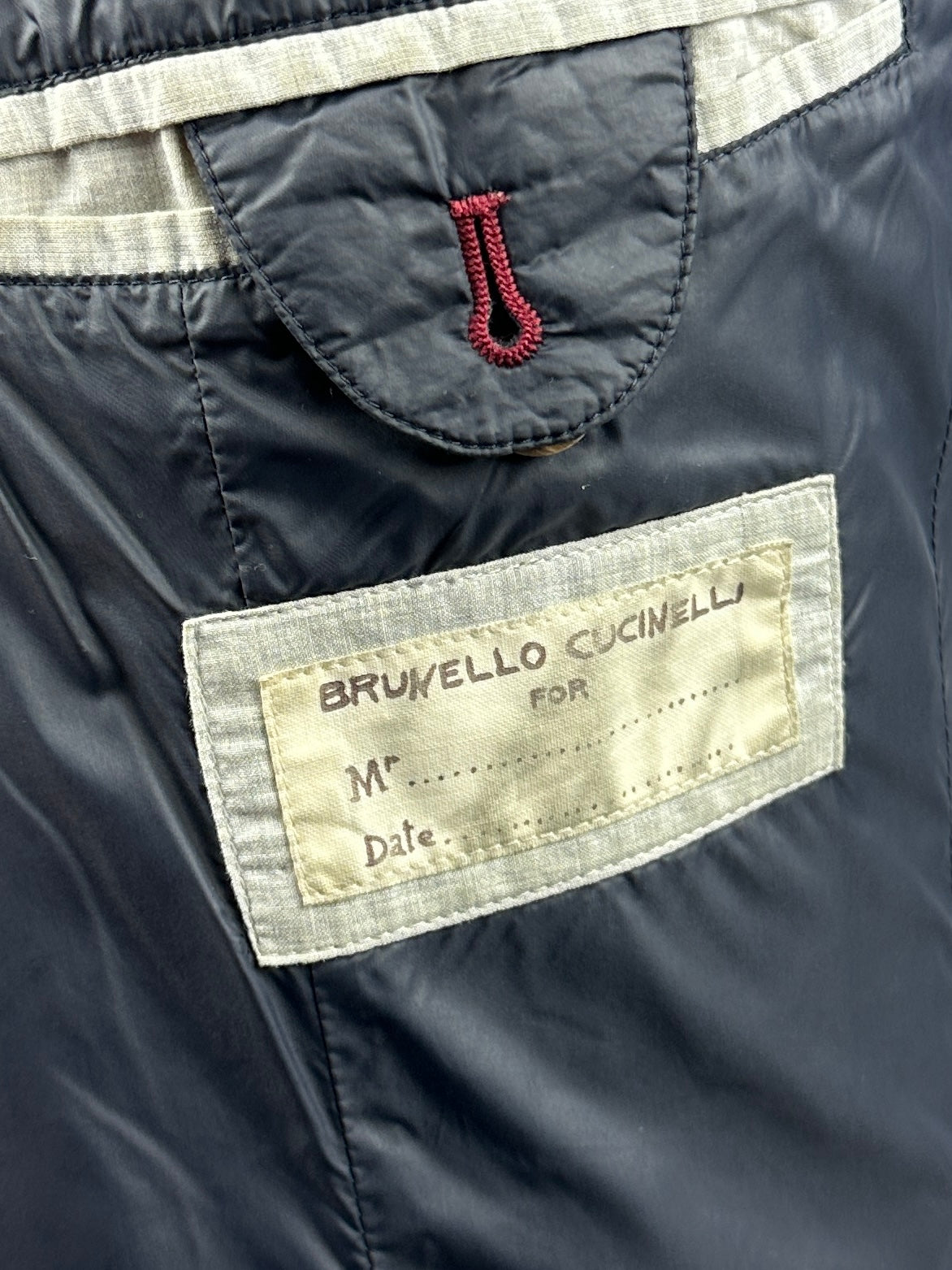Brunello Cucinelli Blue Goose-Down Windbreaker
