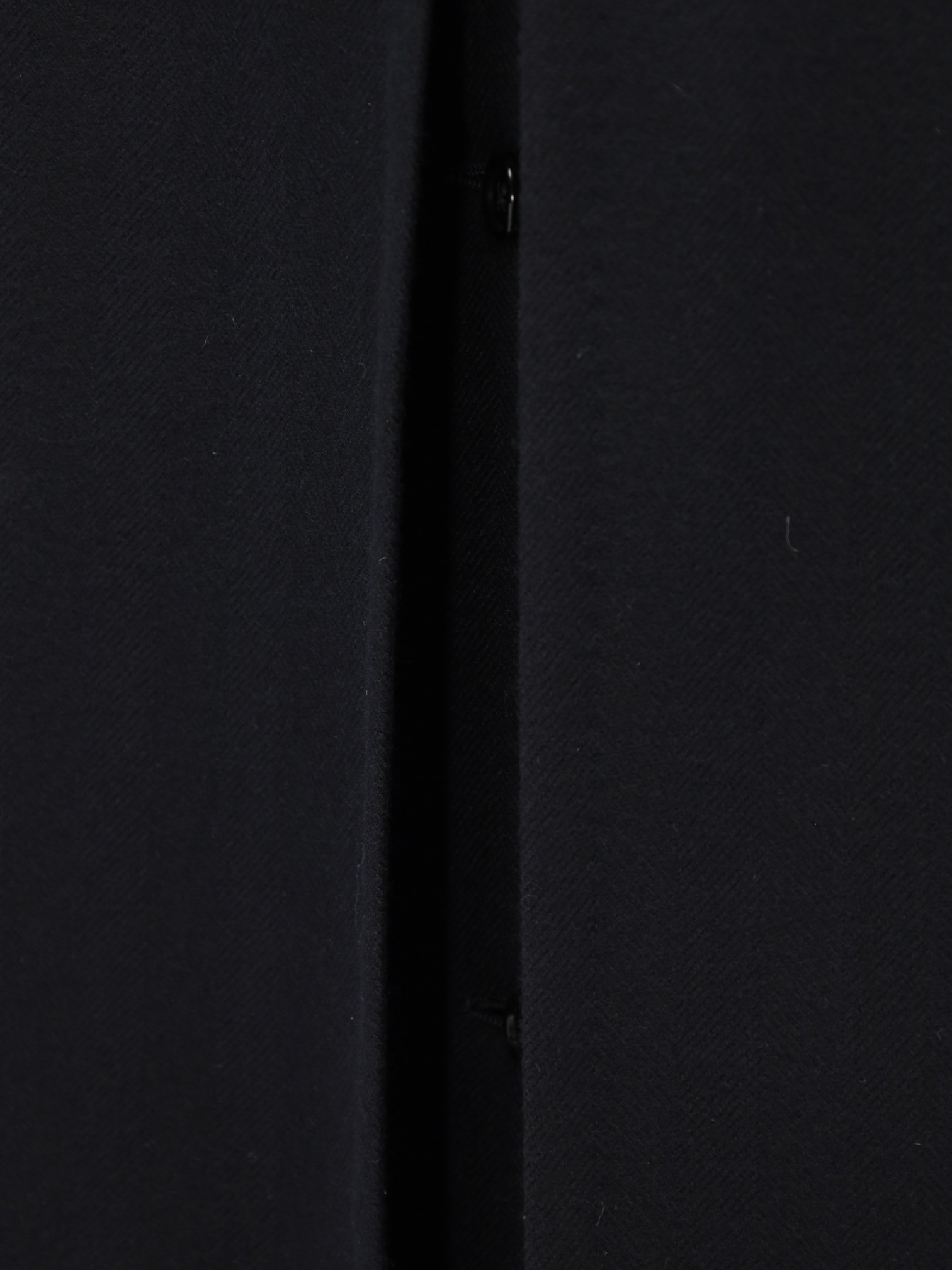 Caruso Navy Wool & Cashmere Herringbone Polo Coat