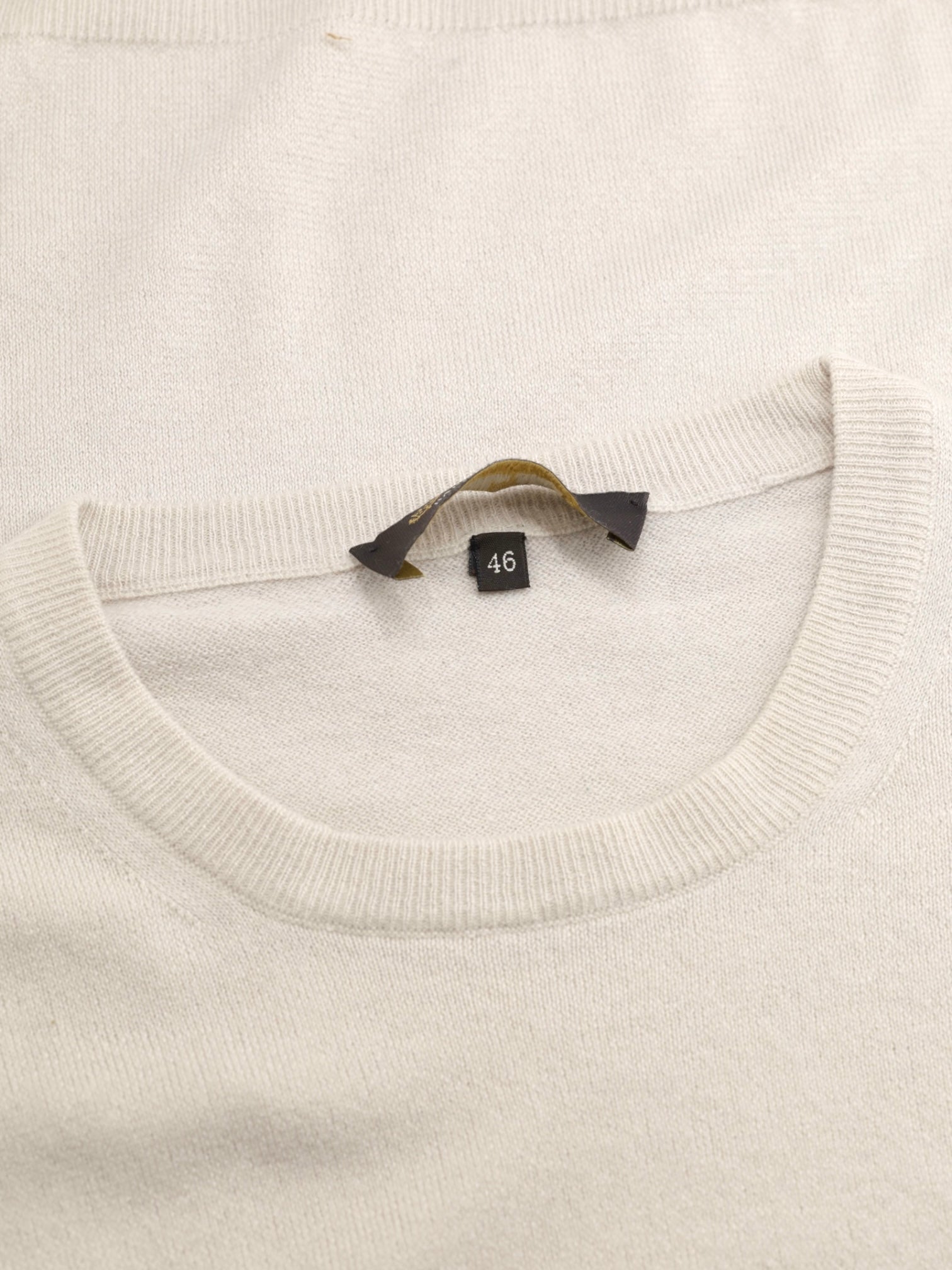 Loro Piana Beige Baby Cashmere Roundneck