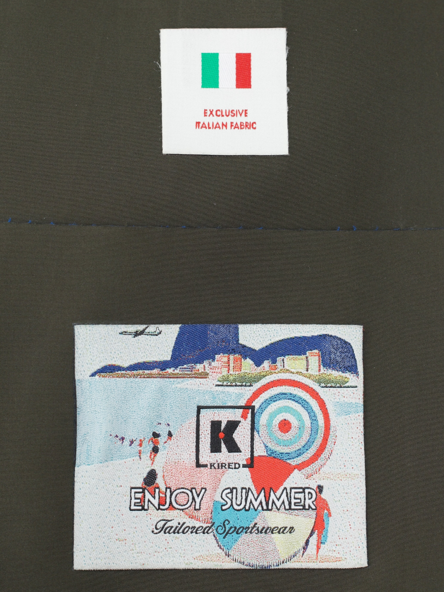 Kired Olive Green Lightweight Raincoat