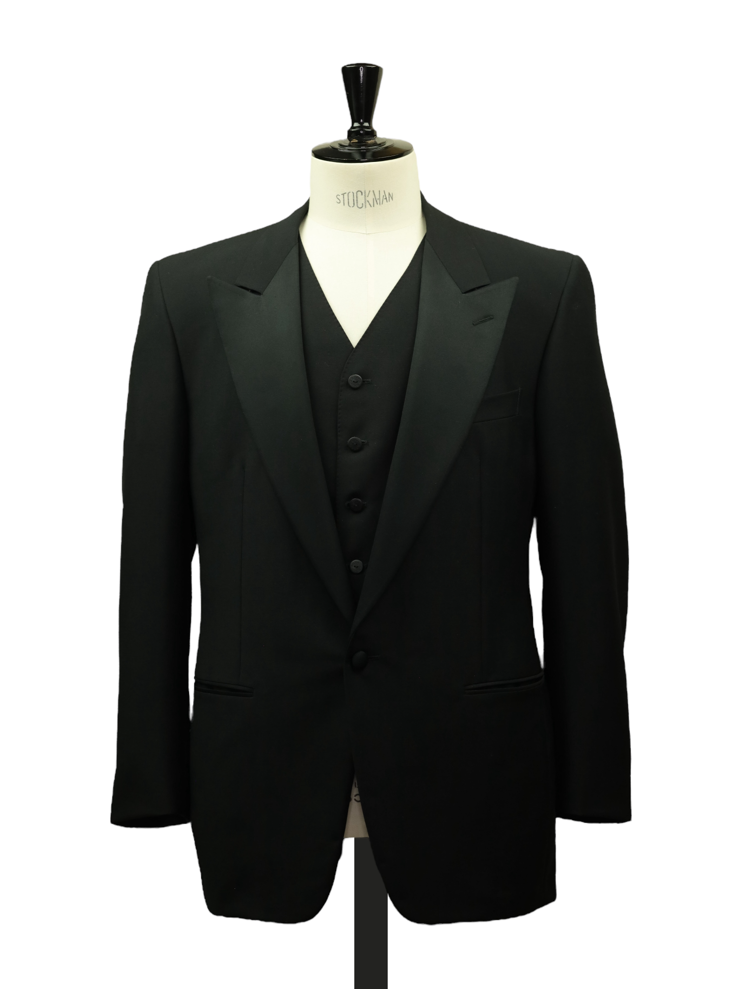Ermenegildo Zegna Black Vintage Wool & Mohair 3-Piece Tuxedo