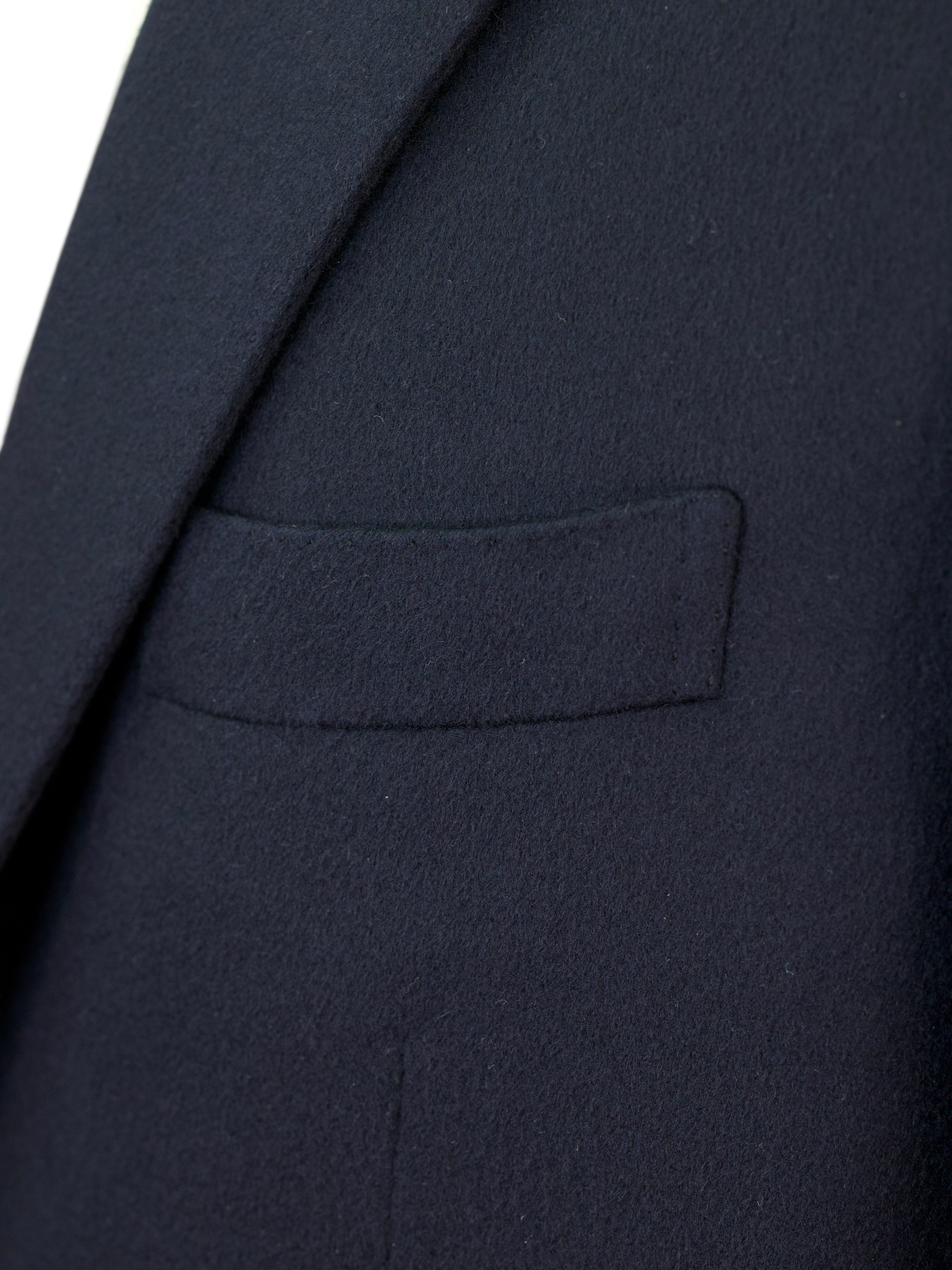 Kiton Navy Pure Plushy-Cashmere Timeless Overcoat
