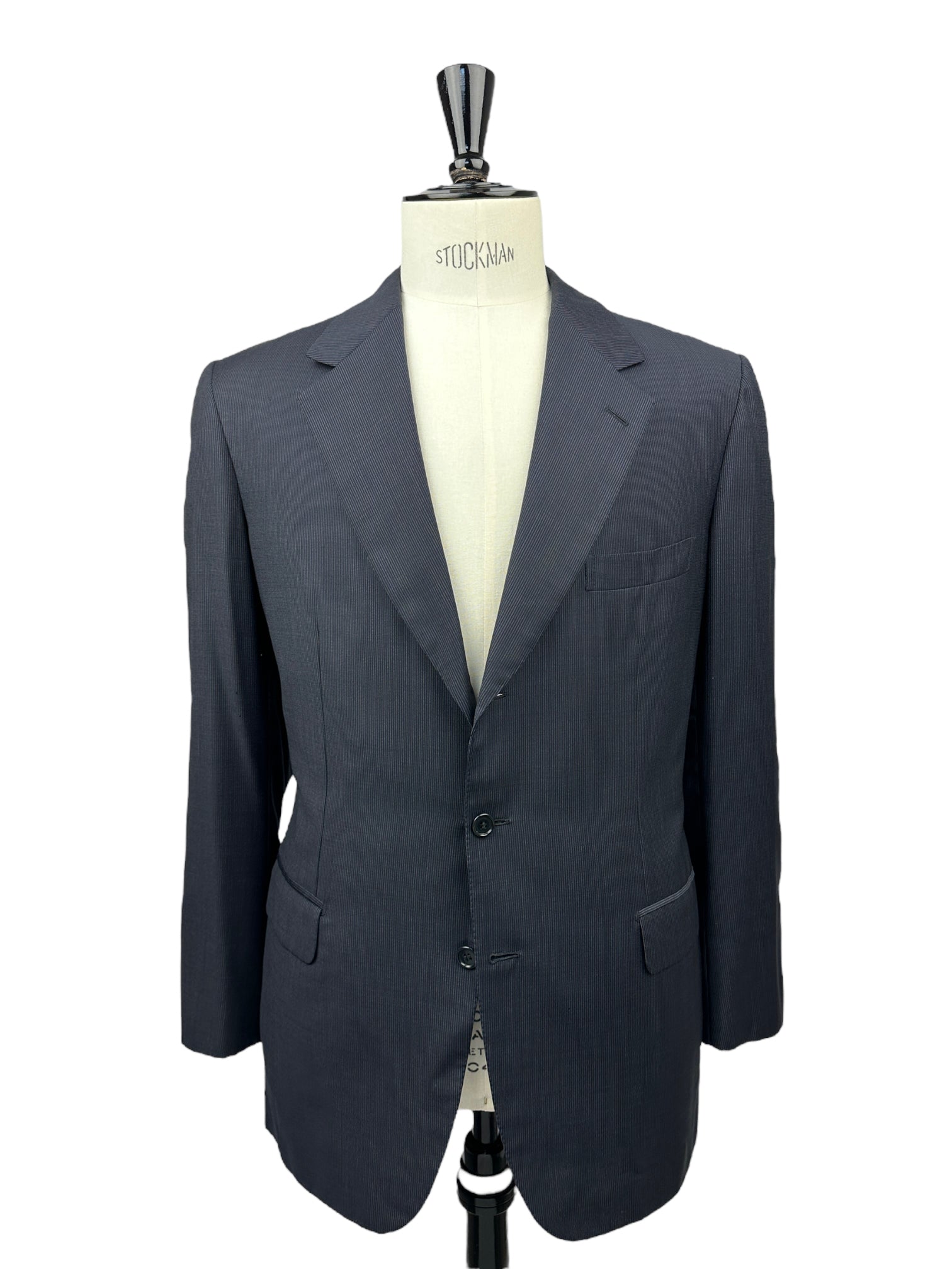 Brioni Grey Cesare Micro Pinstripe Suit
