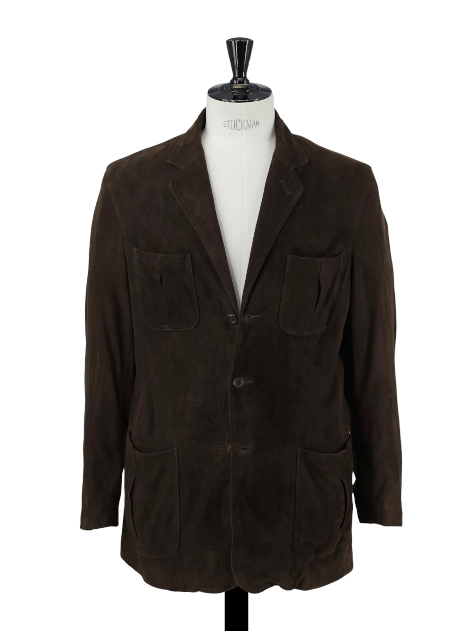 Ralph Lauren Dark Brown Suede Fieldjacket Blazer Jacket