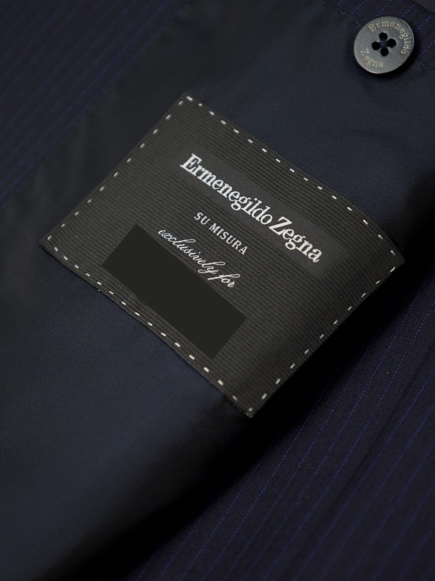 Ermenegildo Zegna Navy 12milmil12 Pinstripe Mila Suit