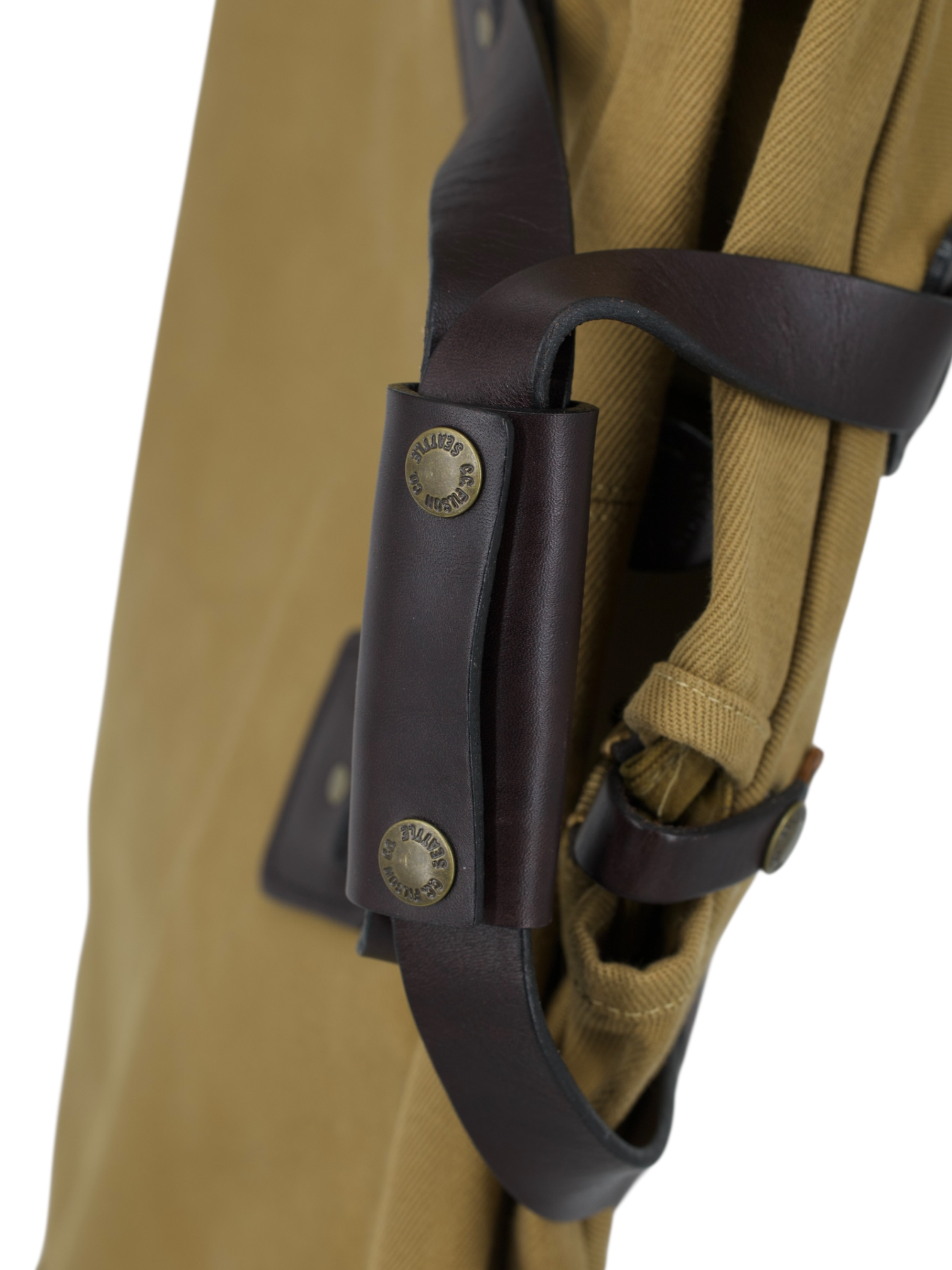 Filson Khaki Rugged-Twill Suit Travel-Cover