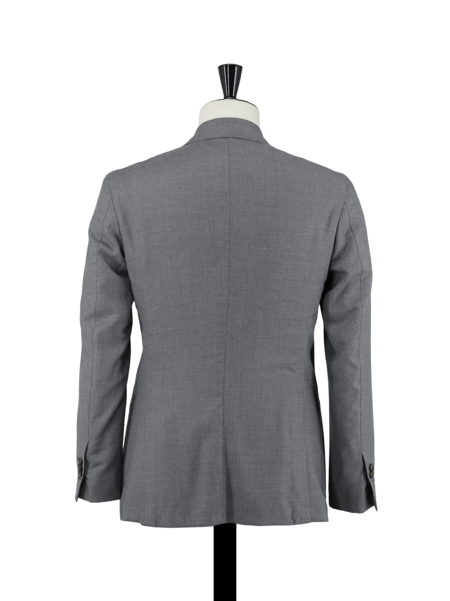 Orazio Luciano & Ambrosi Grey Double-Breasted Fine-Wool Twill Suit