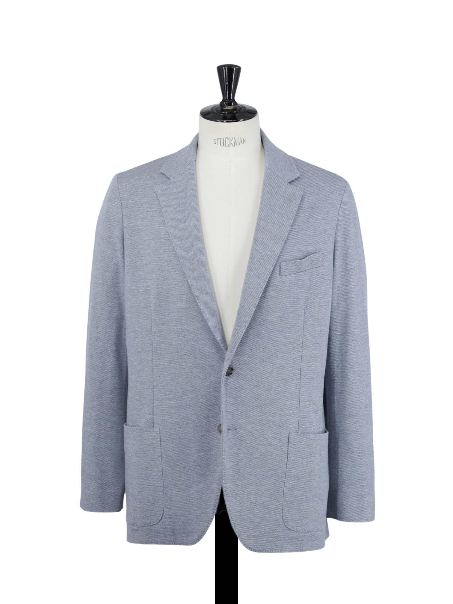 Mandelli Steel Grey Wool & Cotton Knitted Jacket