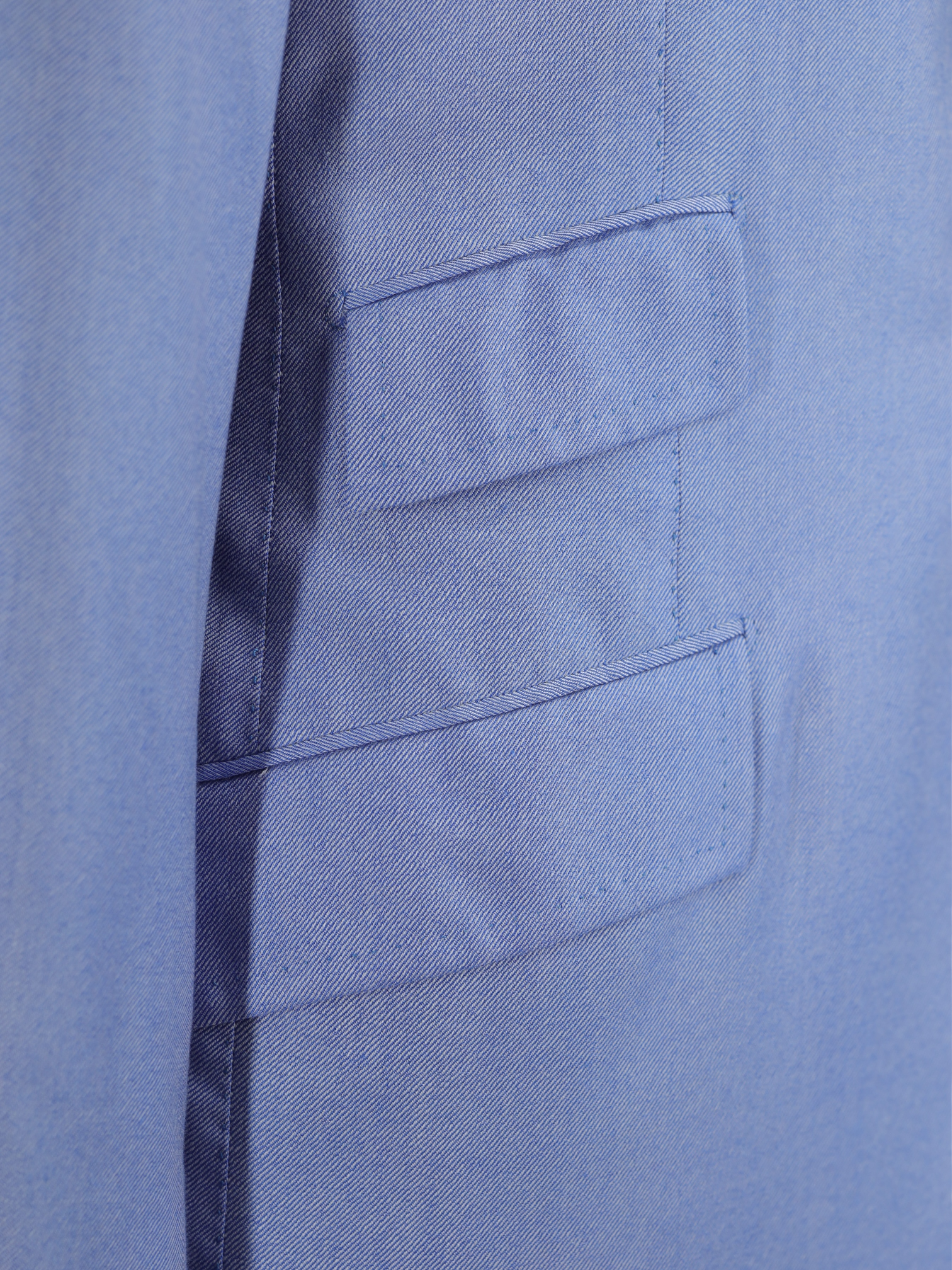 Cesare Attolini Light Blue Cashmere & Silk Twill Jacket