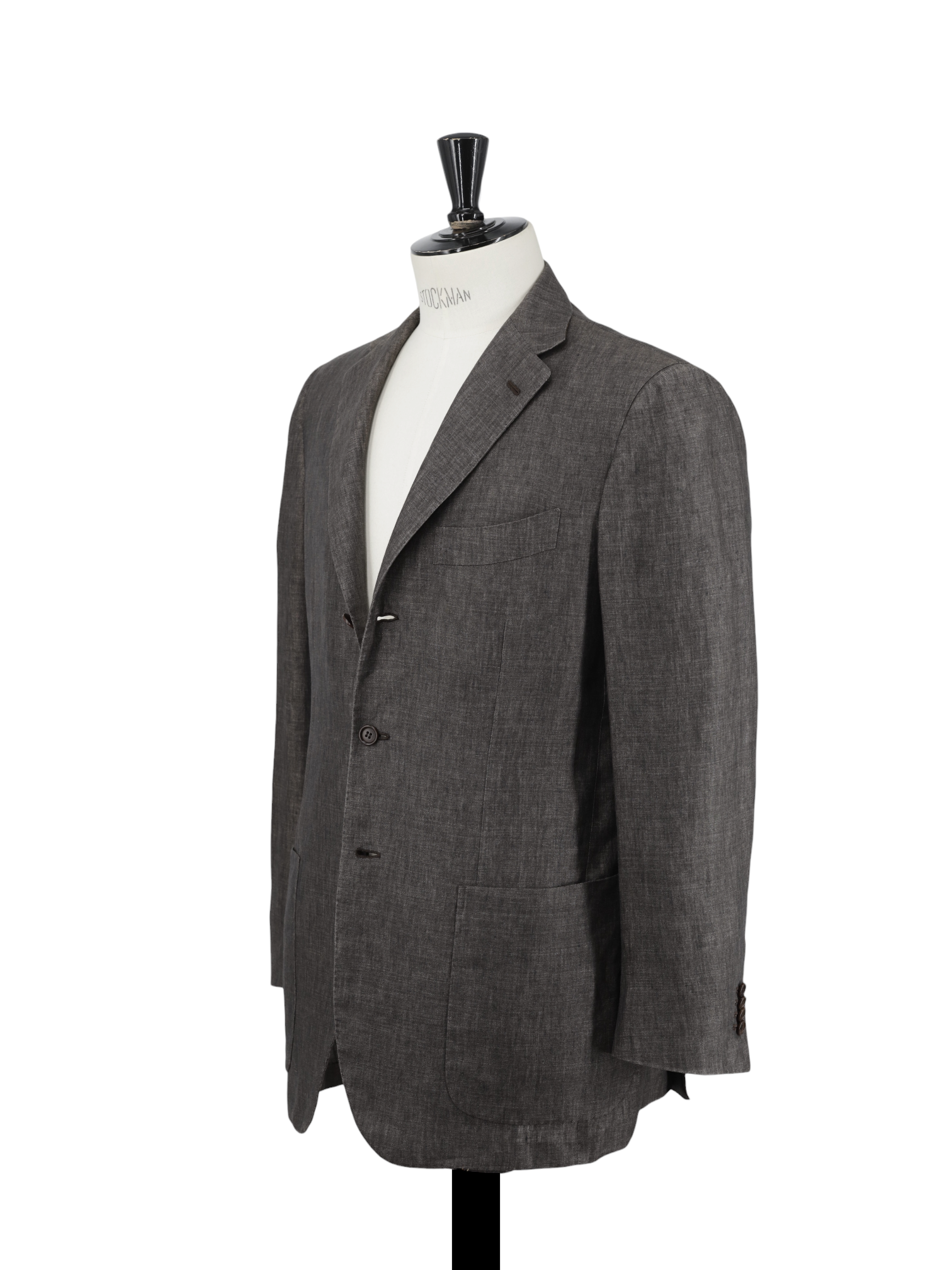 Kiton Warm Taupe Pure-Linen Neapolitan Summer Jacket