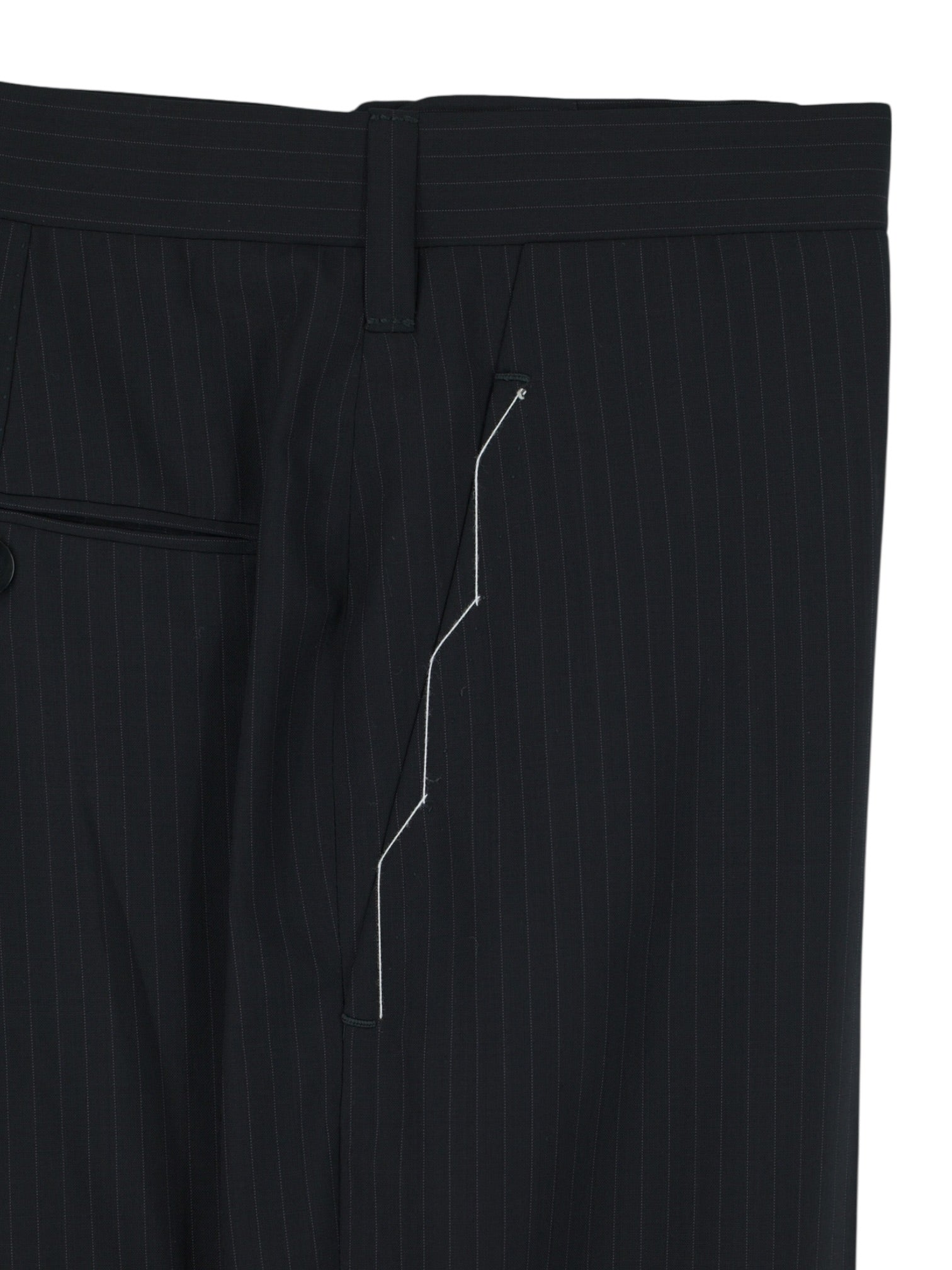 Cesare Attolini Deep Navy Super 130's Banker Pinstripe Suit