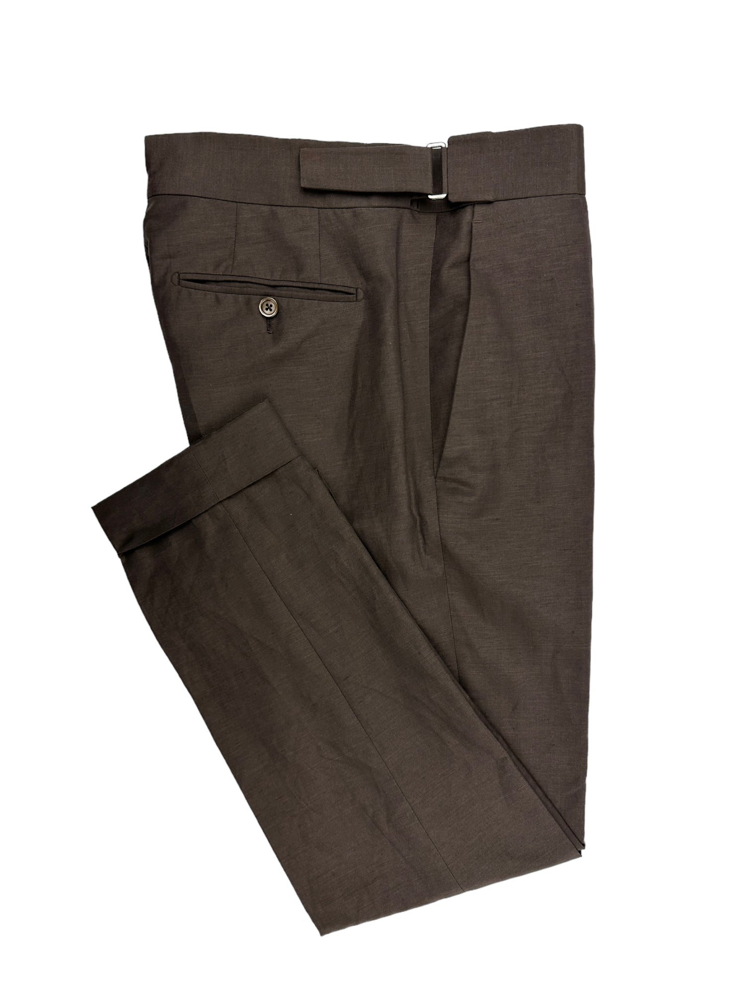 Tom Ford Atticus Chocolate Brown Silk & Linen Suit