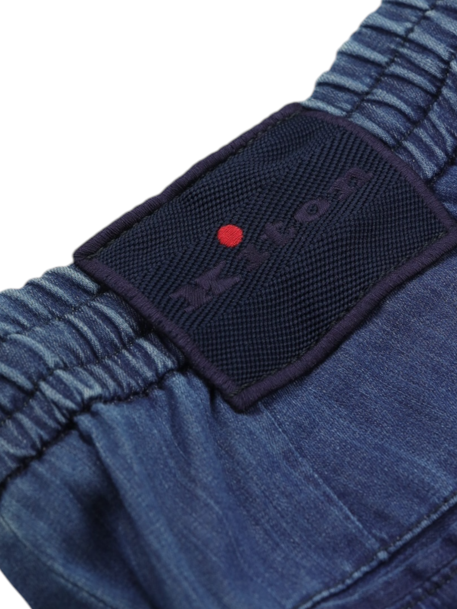 Kiton Chambray Blue Cotton-Stretch Casual Trousers