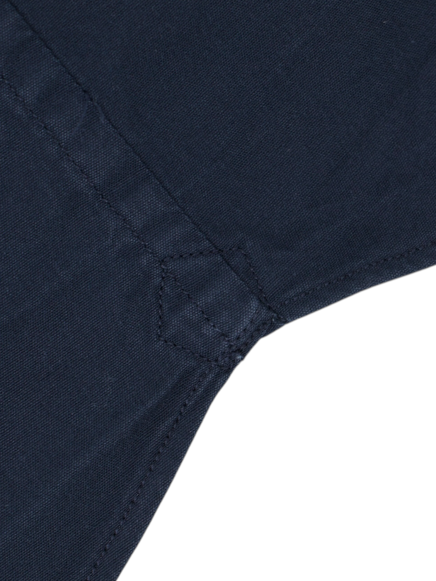 Fray Navy Cotton-Stretch Cutaway Collar Shirt