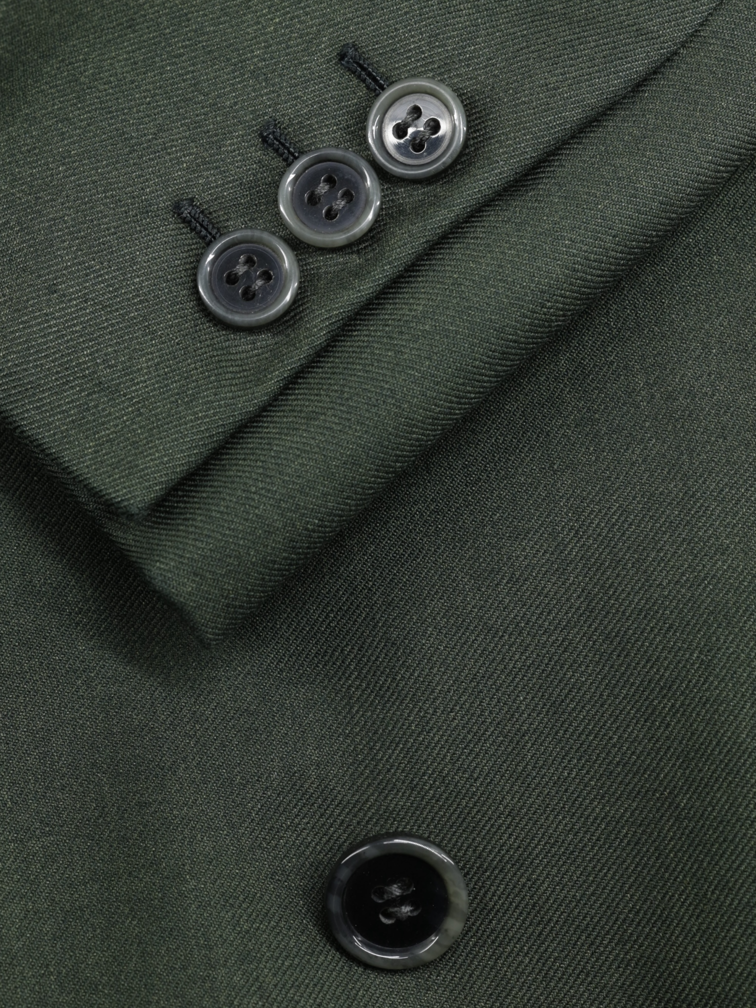 Brioni Forest Green Vintage Cashmere & Silk Double-Breasted Jacket