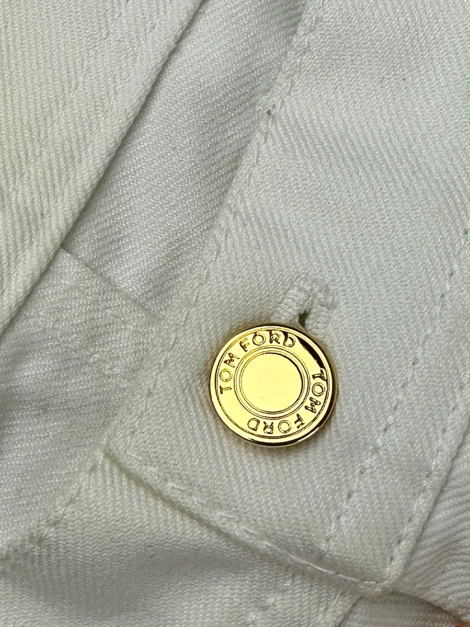 Tom Ford White 5-Pocket Jeans