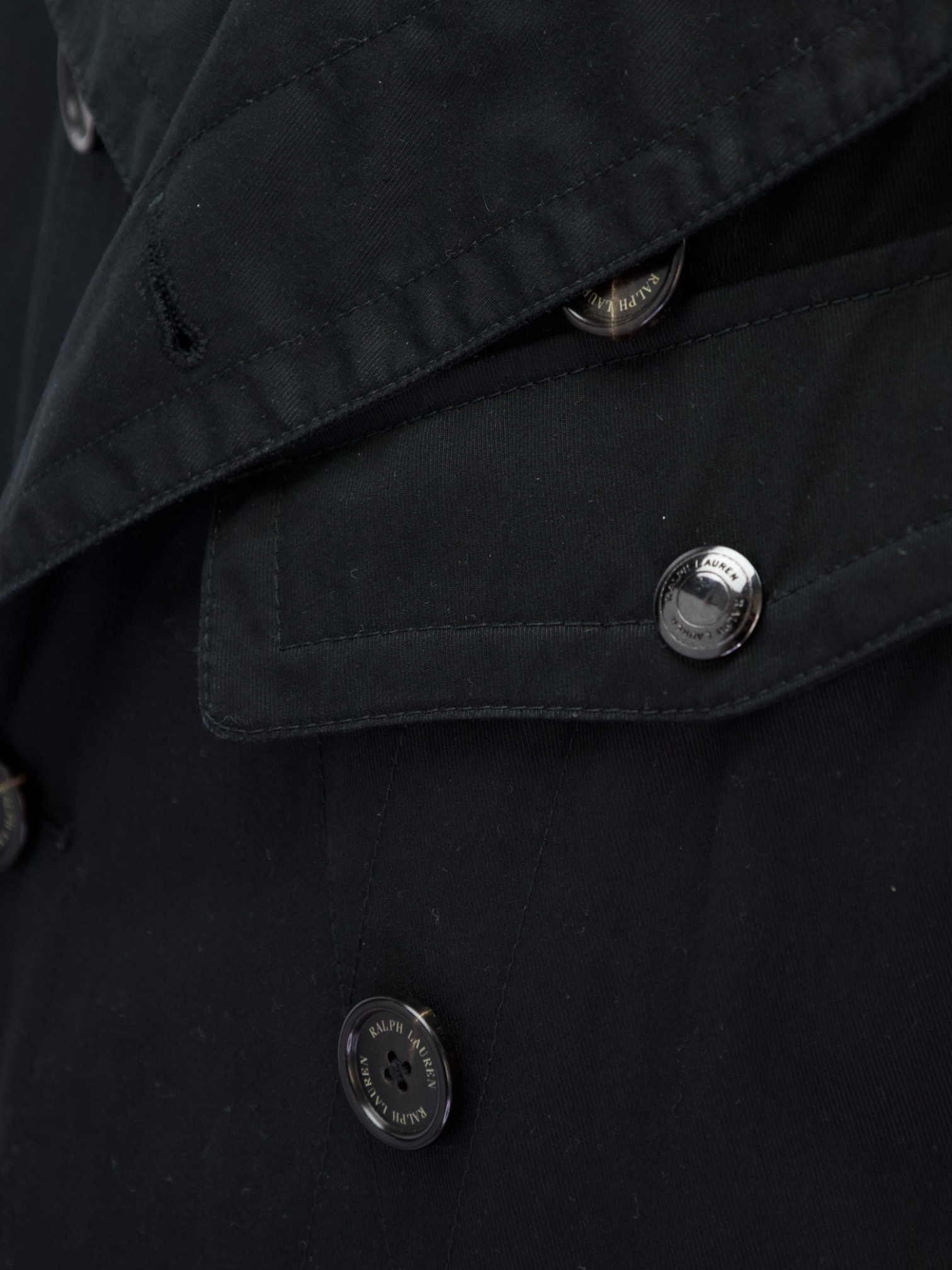 Ralph Lauren Purple Label Black Cotton Field Jacket