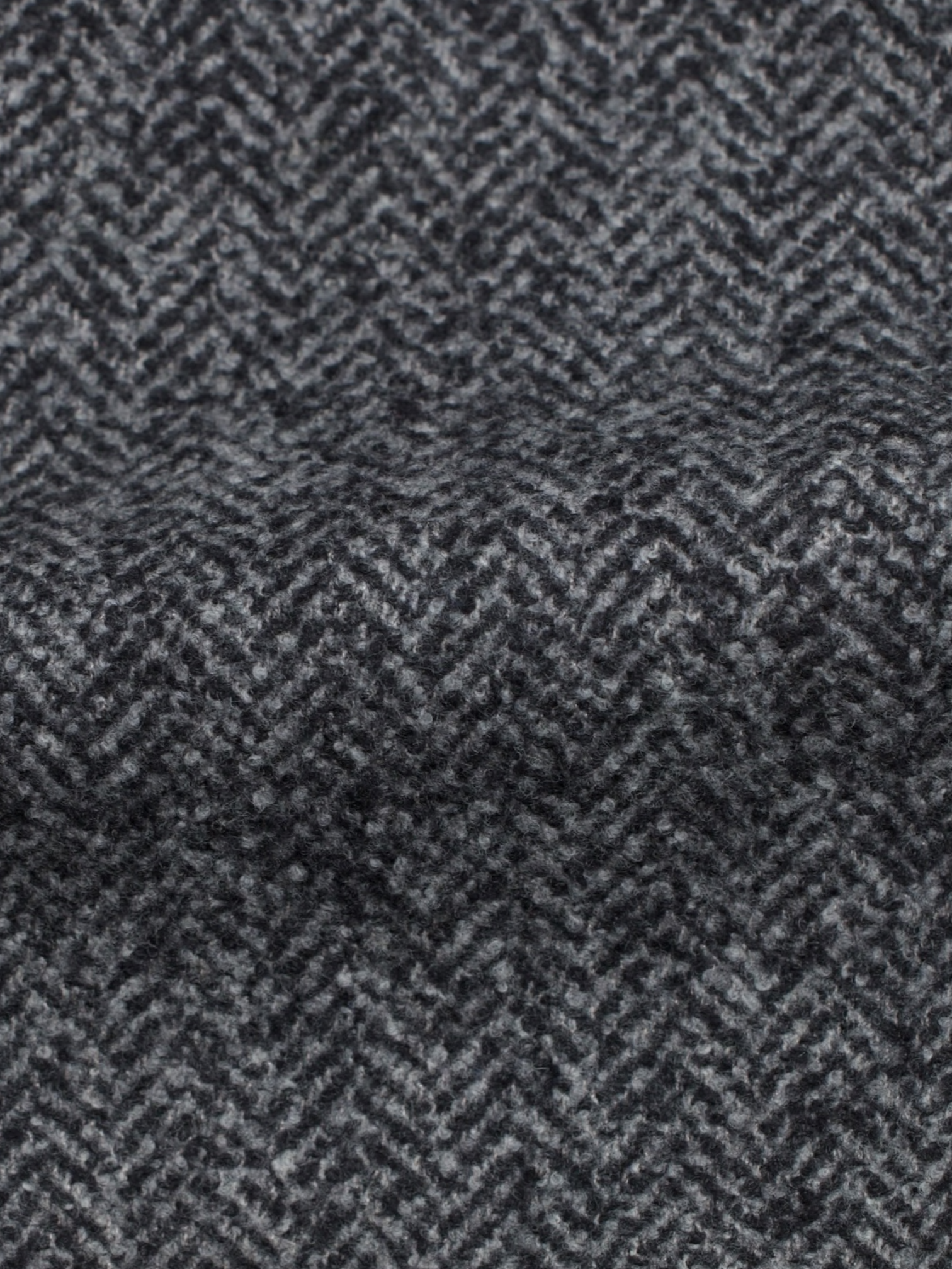 Brunello Cucinelli Grey Wool, Silk & Cashmere Herringbone Jacket