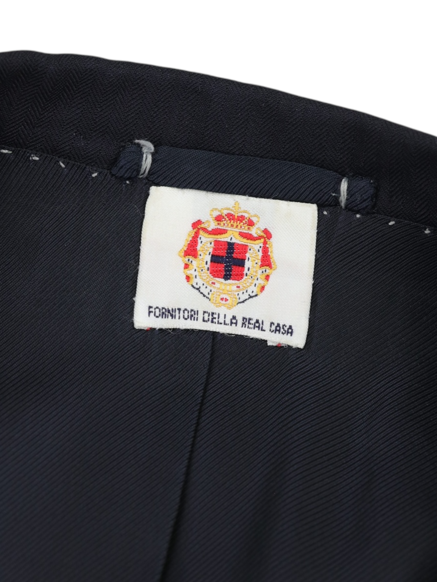 Luigi Borrelli Navy Extrafine-Wool Micro-Herringbone Suit
