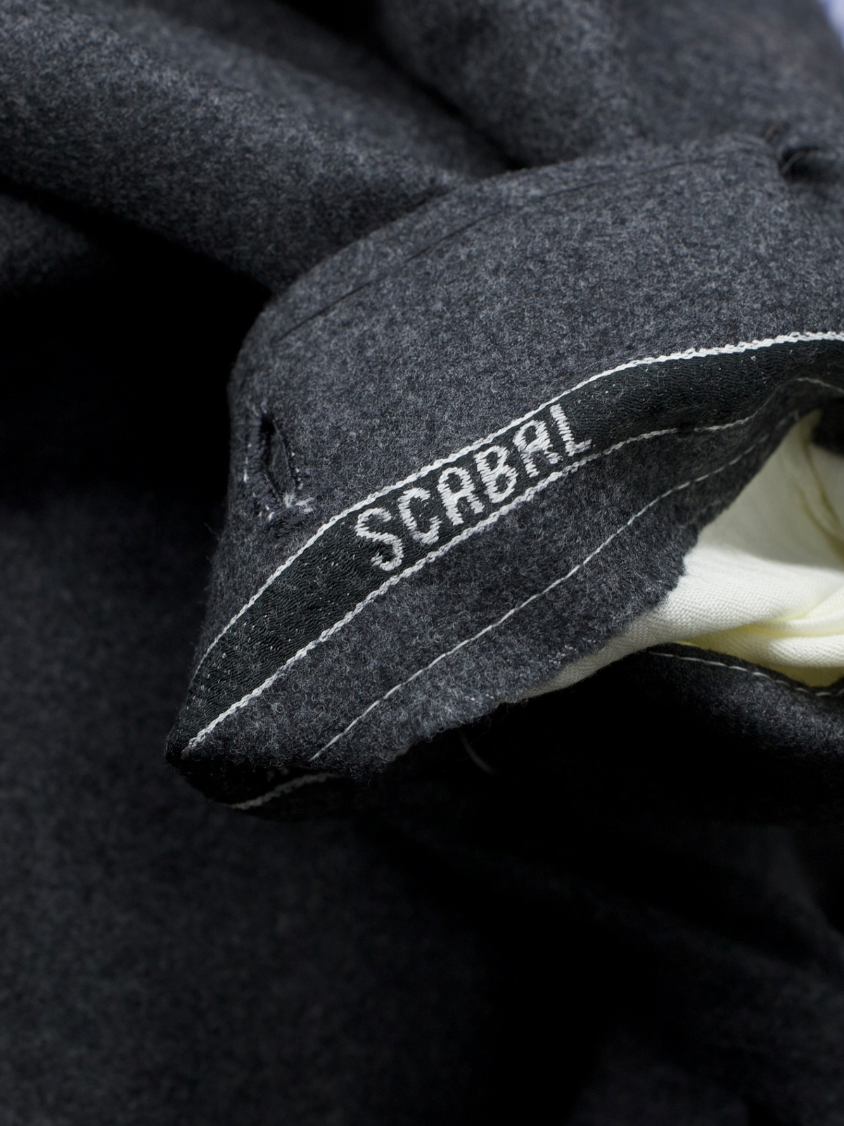 Sartoria Voglio Grey Scabal Wool-Flannel Sartorial Trousers