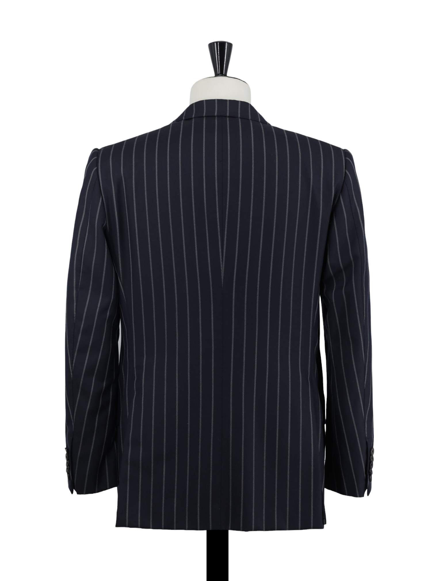 Tom Ford Dark Blue Wool & Cashmere Chalkstripe Windsor Suit