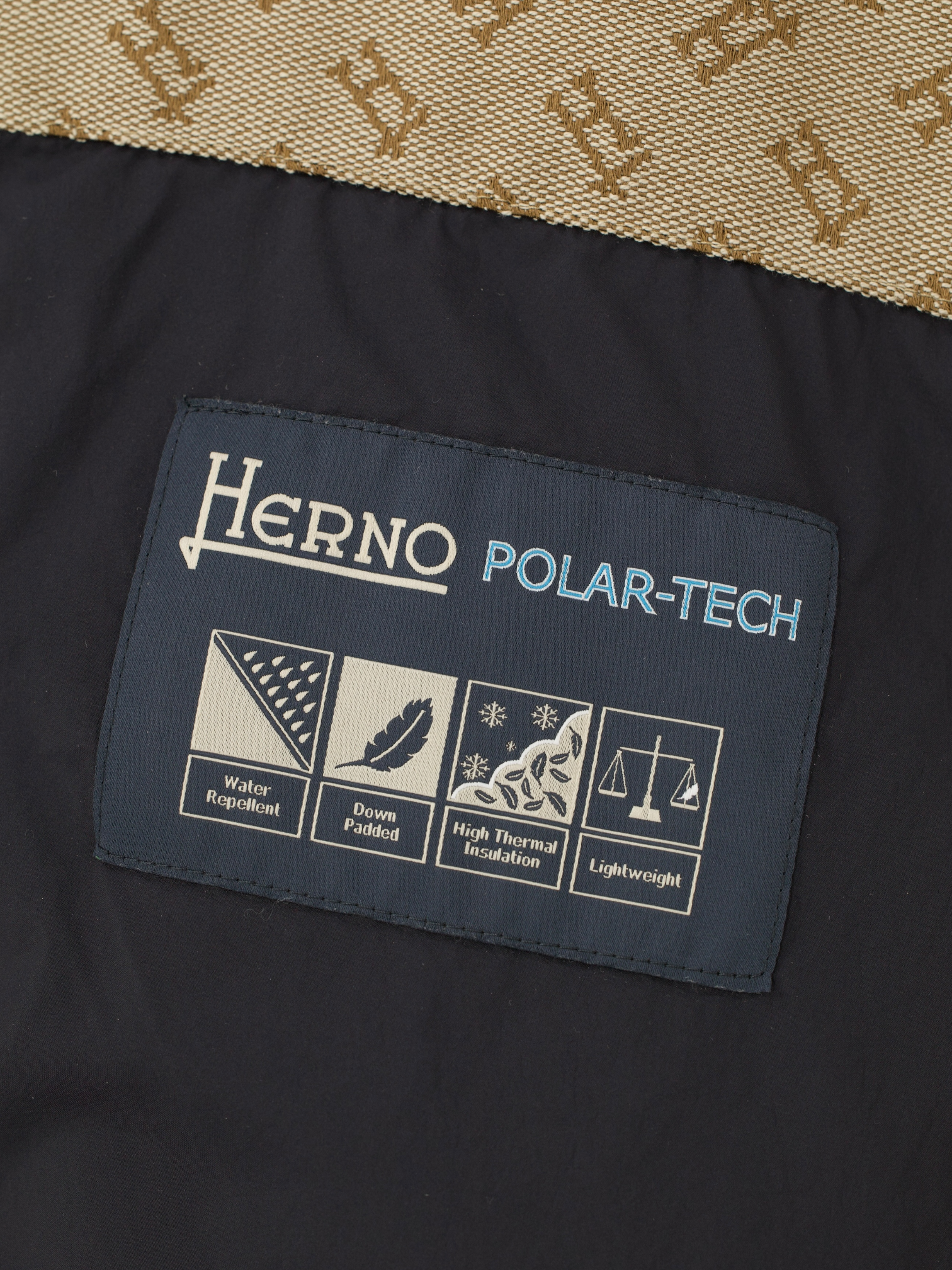 Herno Navy Polar-Tech Padded Winter Jacket