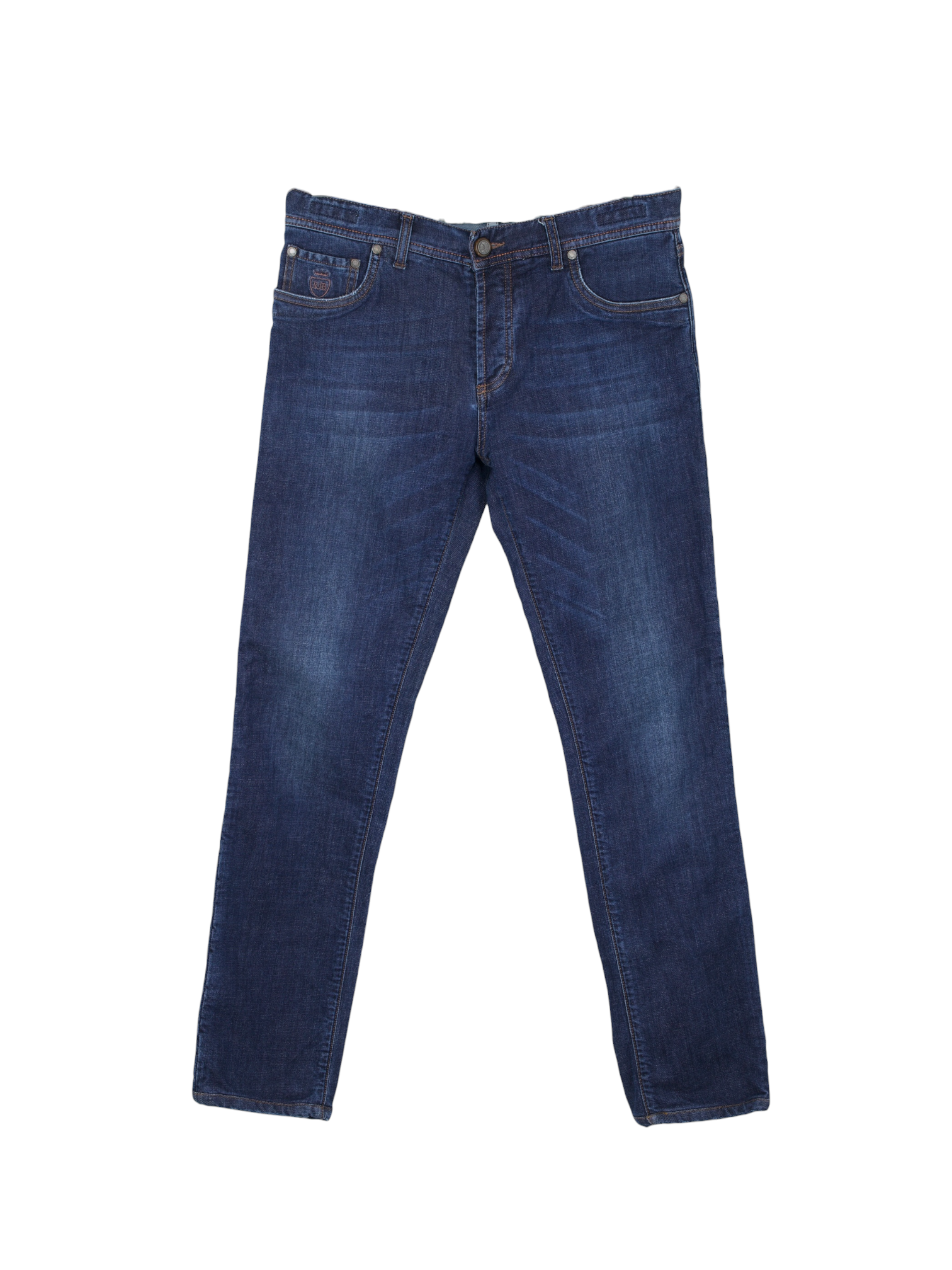 Richard J. Brown Dark Blue Cotton & Stretch Tokyo Jeans