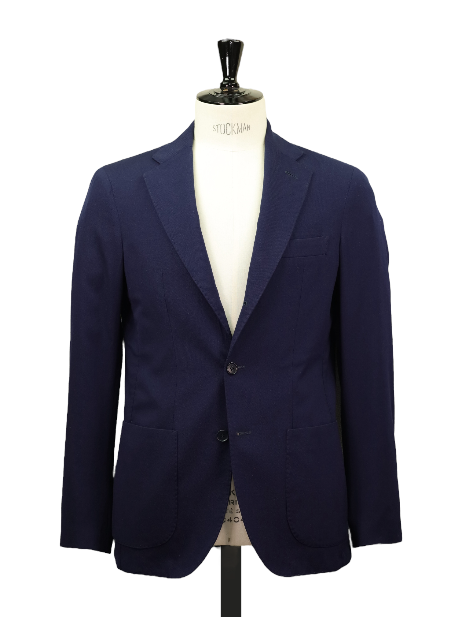 Loro Piana Marine Blue Wool & Stretch Unconstructed Suit