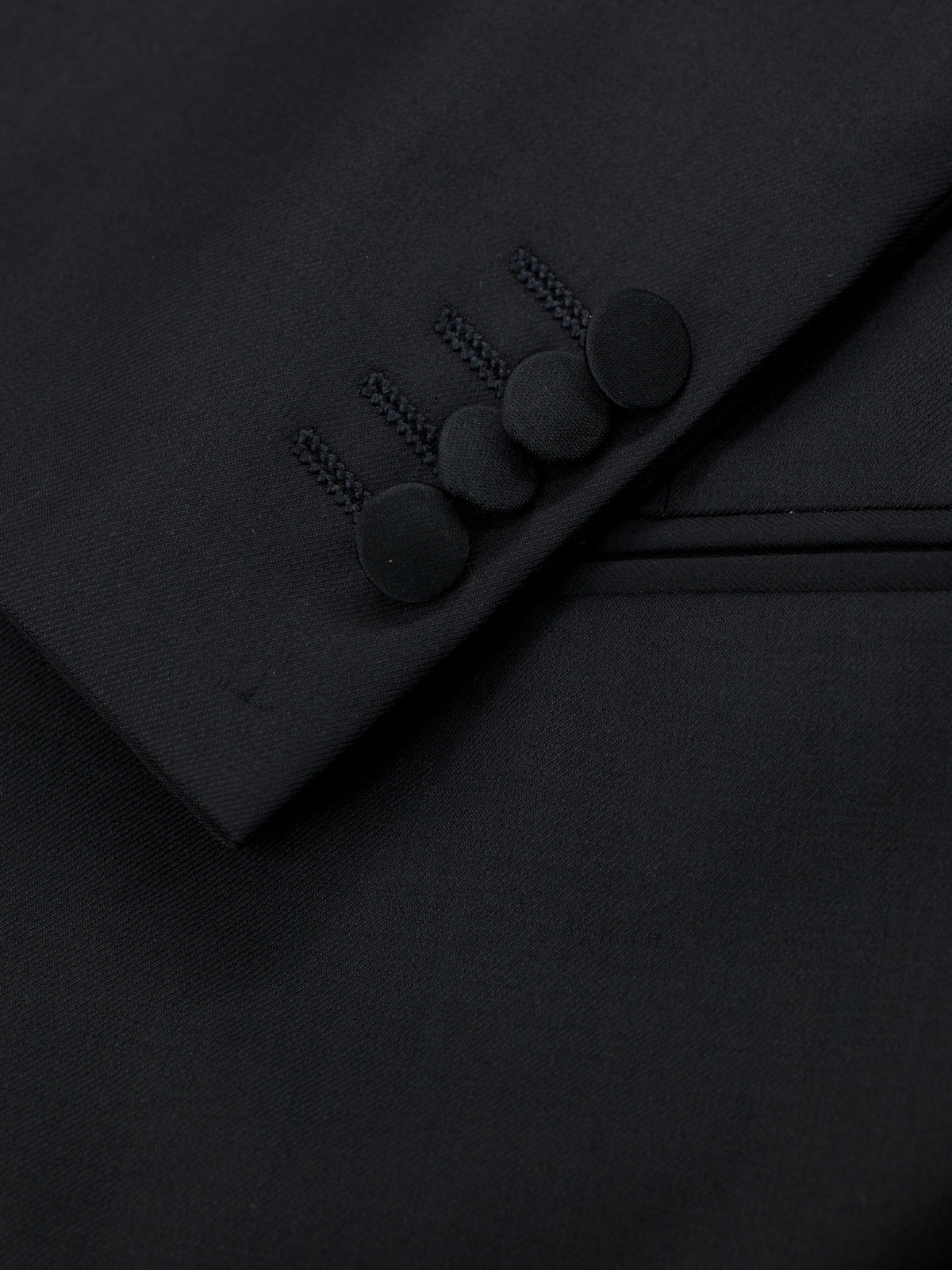 Ermenegildo Zegna Black Trofeo-Wool Vintage Milanese-Style Tuxedo