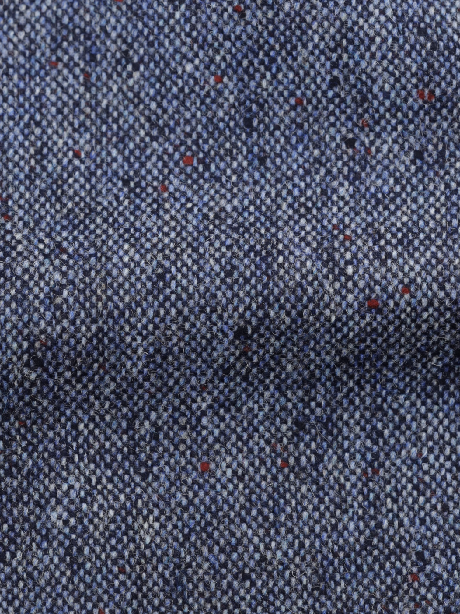 Cesare Attolini Steel Blue & Multicolor Donegal Tweed-Wool Jacket