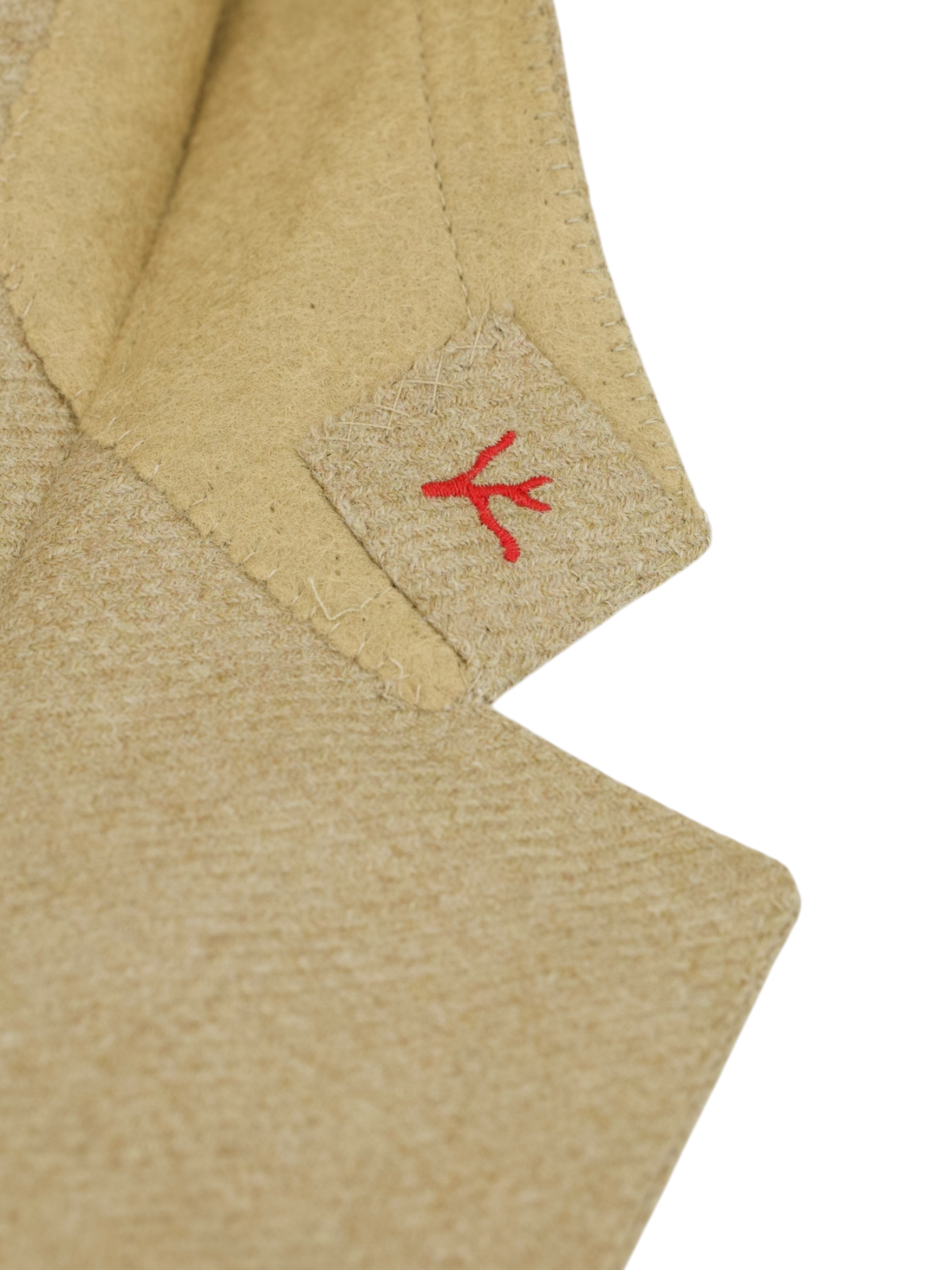 Isaia Camel Brown Wool & Cashmere Twill Jacket