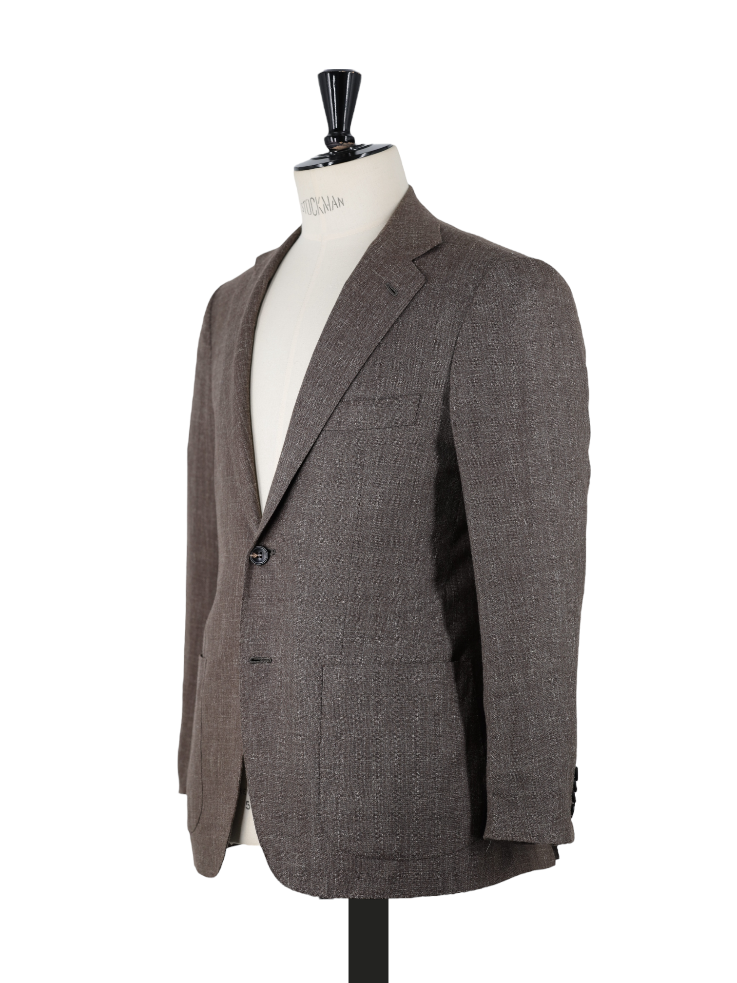 Kiton Brown Cashmere, Silk & Linen Melange Summer Suit