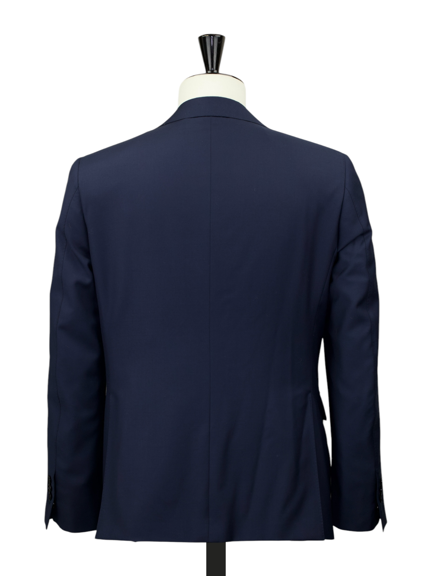 Canali Navy Fine-Wool "Su Misura" Twill Suit + Extra Trousers