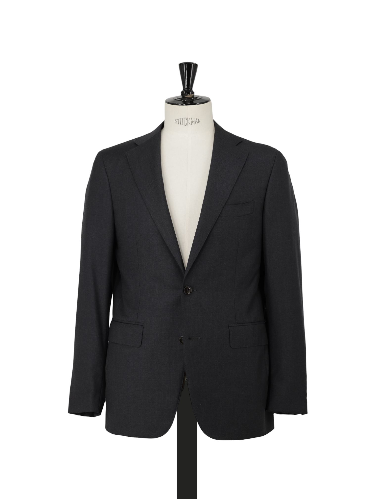 Canali Anthracite Fine-Wool Timeless Twill Suit