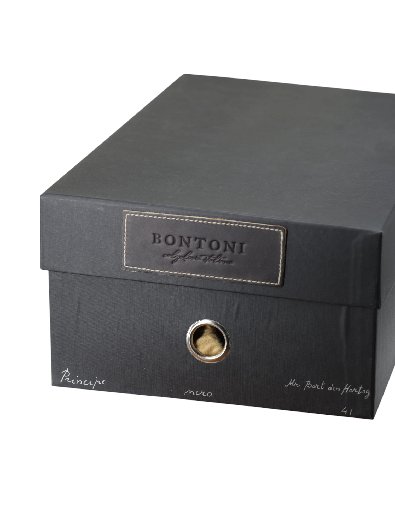 Bontoni Black Calfleather Principe Penny Loafer + Belt