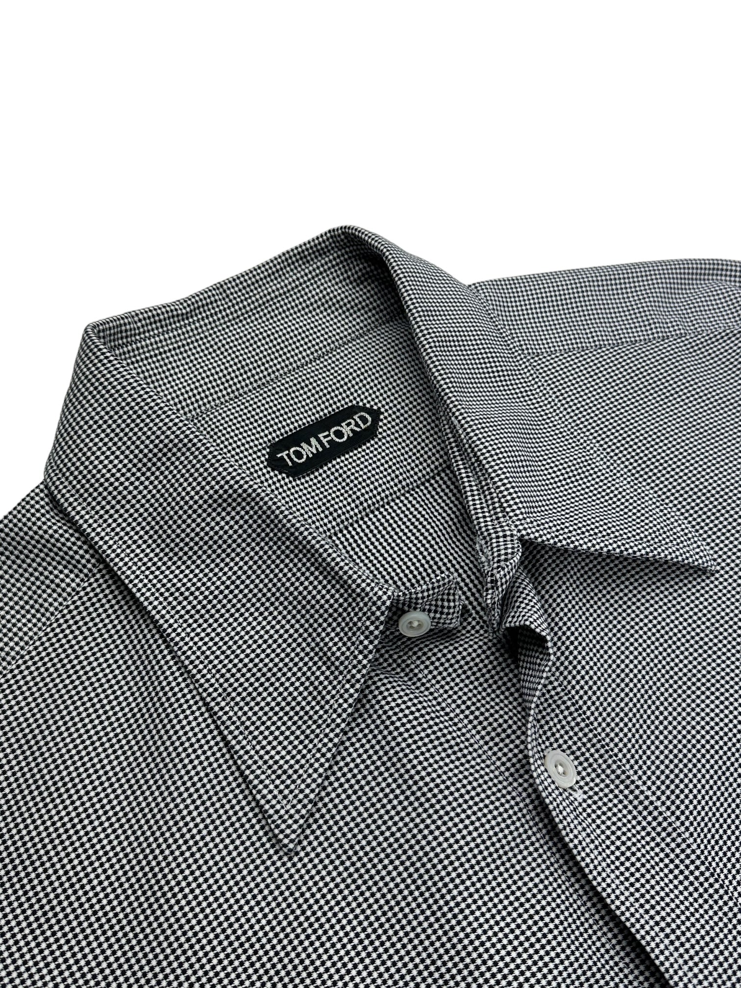 Tom Ford Grey Geometric Shirt
