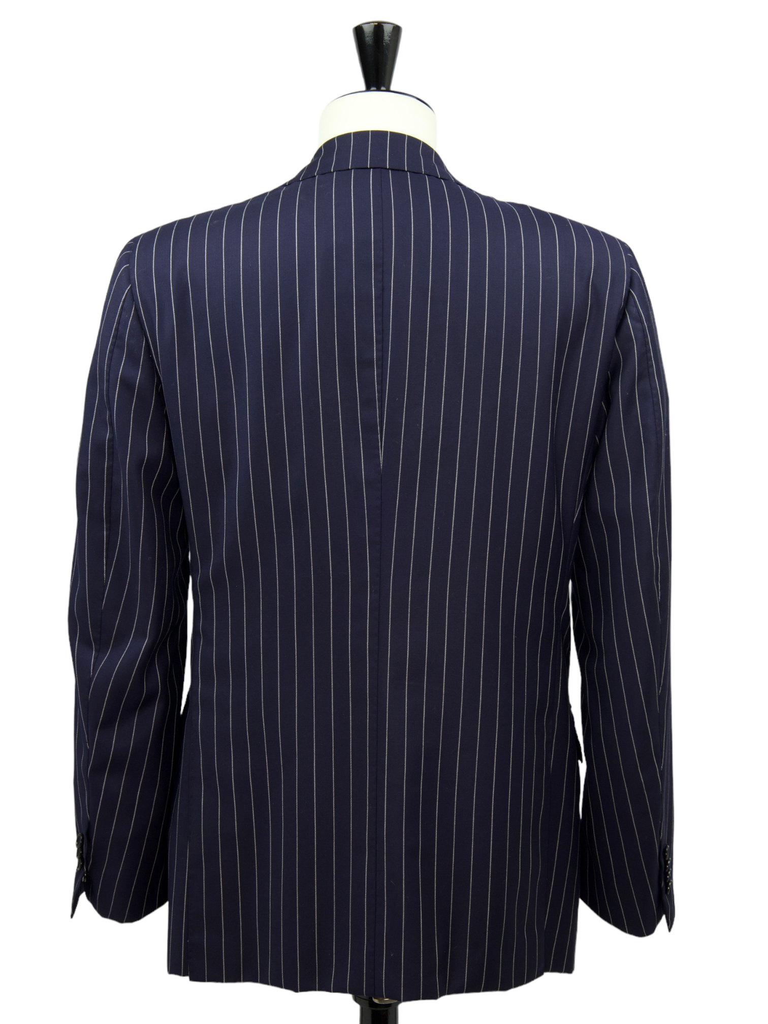 Cesare Attolini Blue Classic Pinstripe Suit