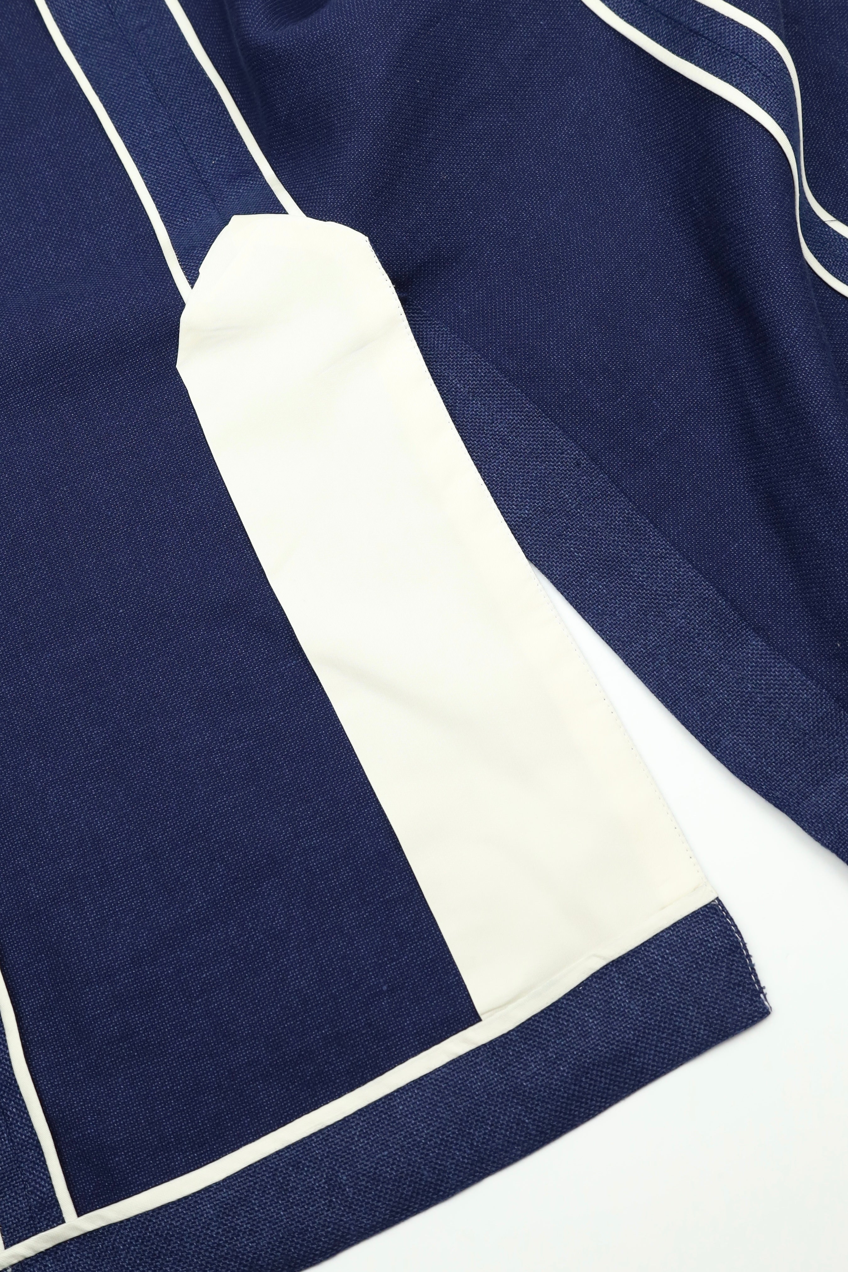 Tom Ford Cobalt Blue Linen, Wool & Mulberry Silk Wetherby Jacket