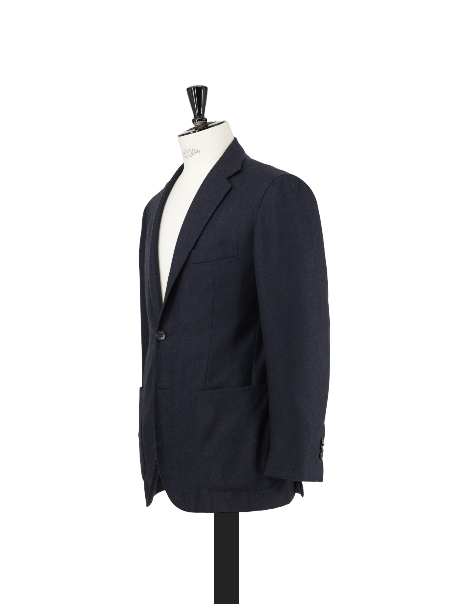 Kiton Navy Pure Cashmere Micro-Pattern Sartorial Winter Suit