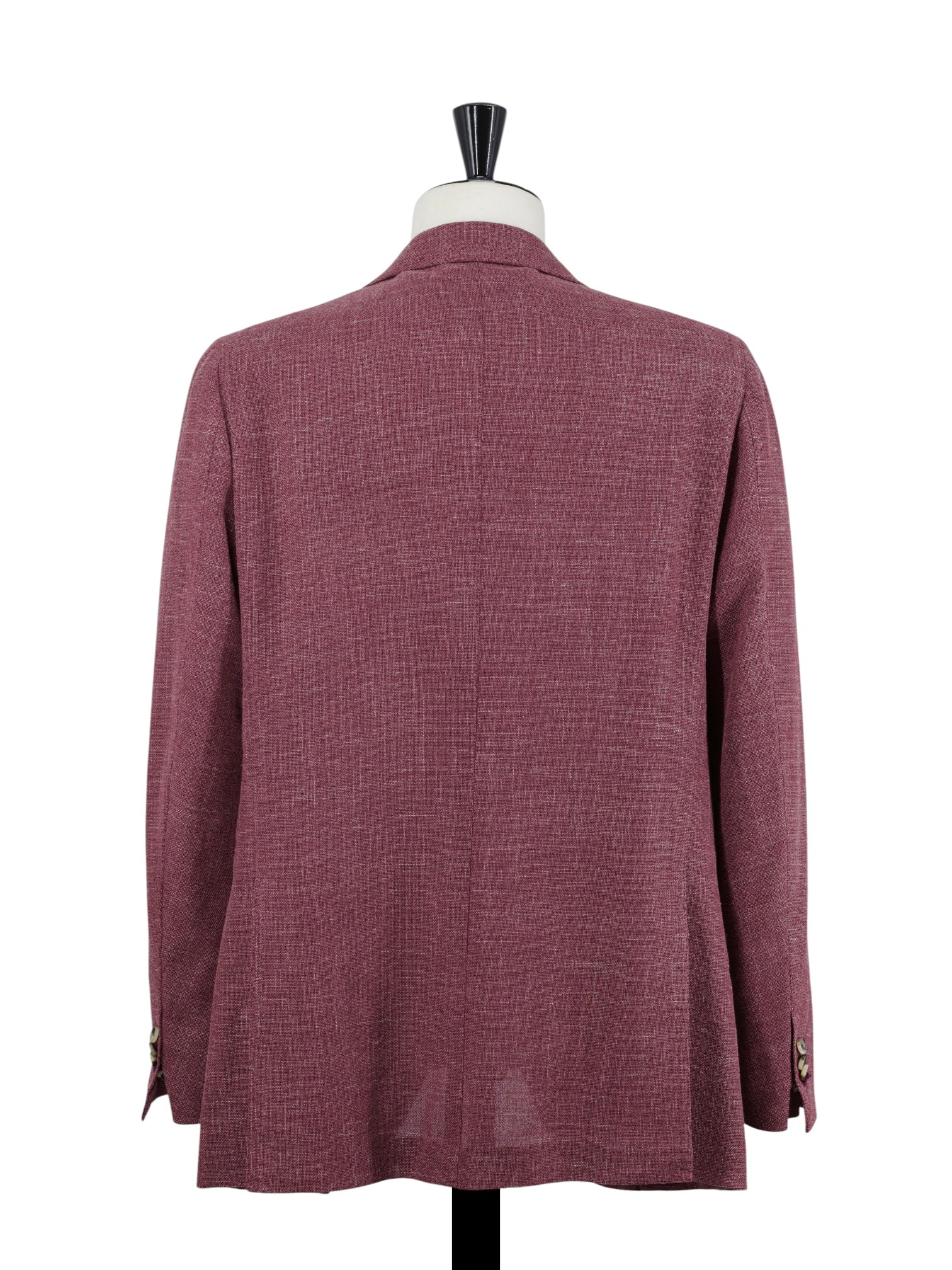 Cesare Attolini Rosé Wool, Silk & Linen Melange Jacket