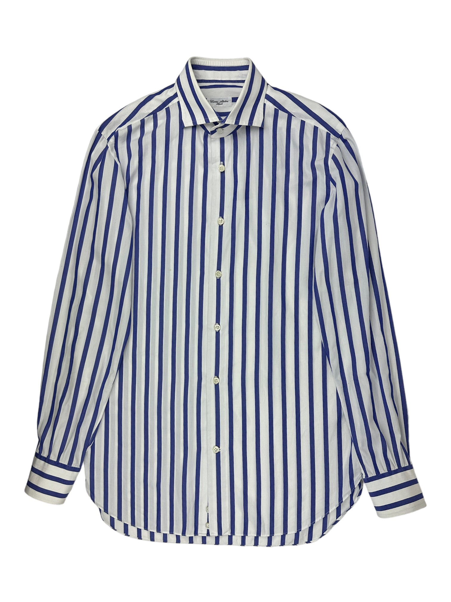 Cesare Attolini Bengal Stripe Cotton Shirt